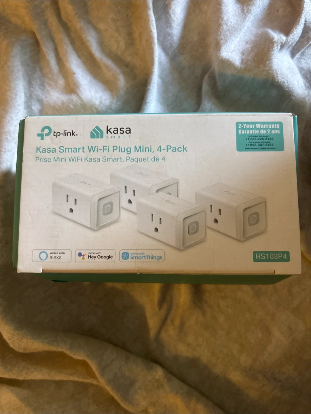 Kasa Smart Wi-Fi Plug Mini 4-Pack