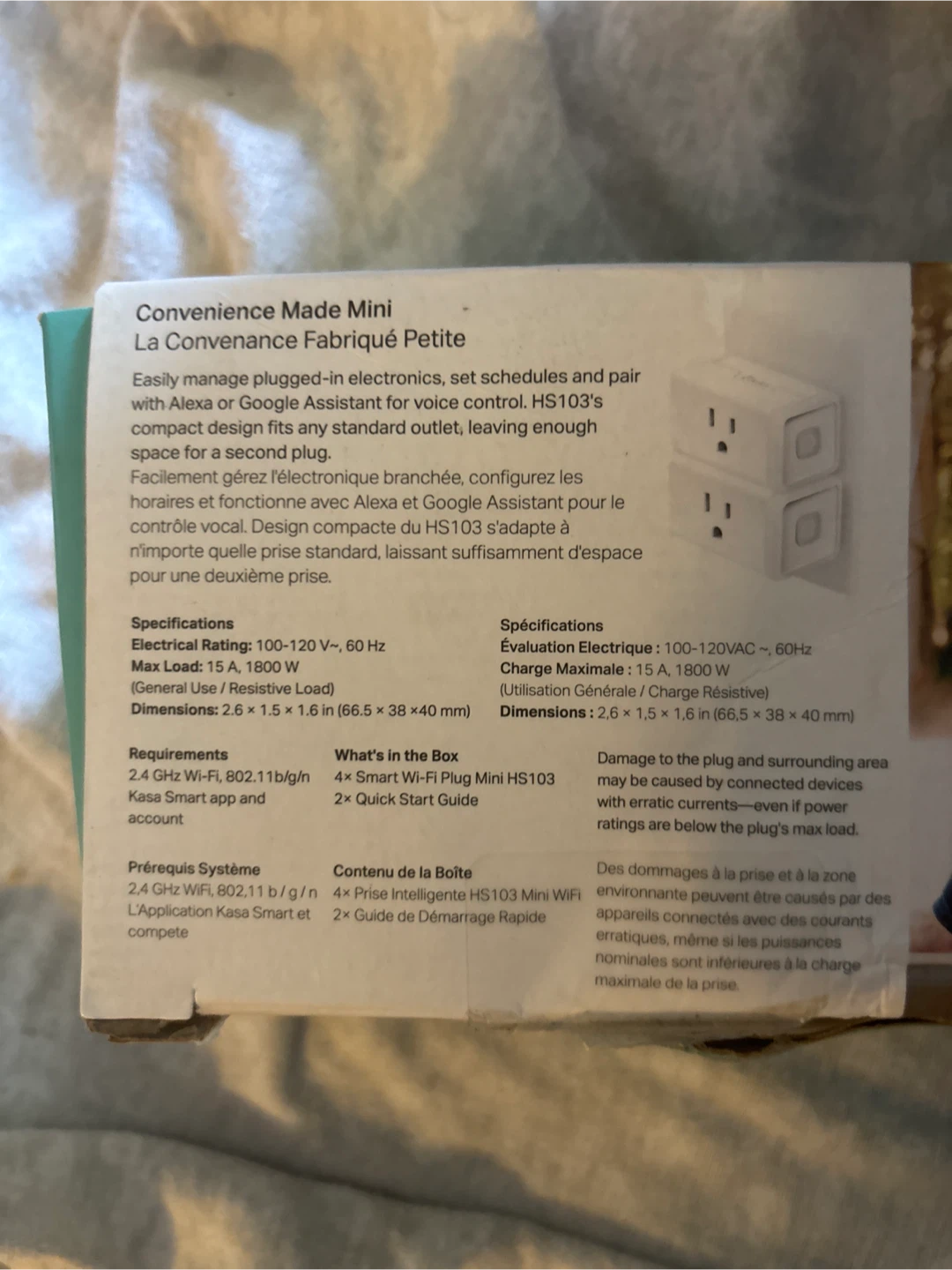 Kasa Smart Wi-Fi Plug Mini 4-Pack - photo 2