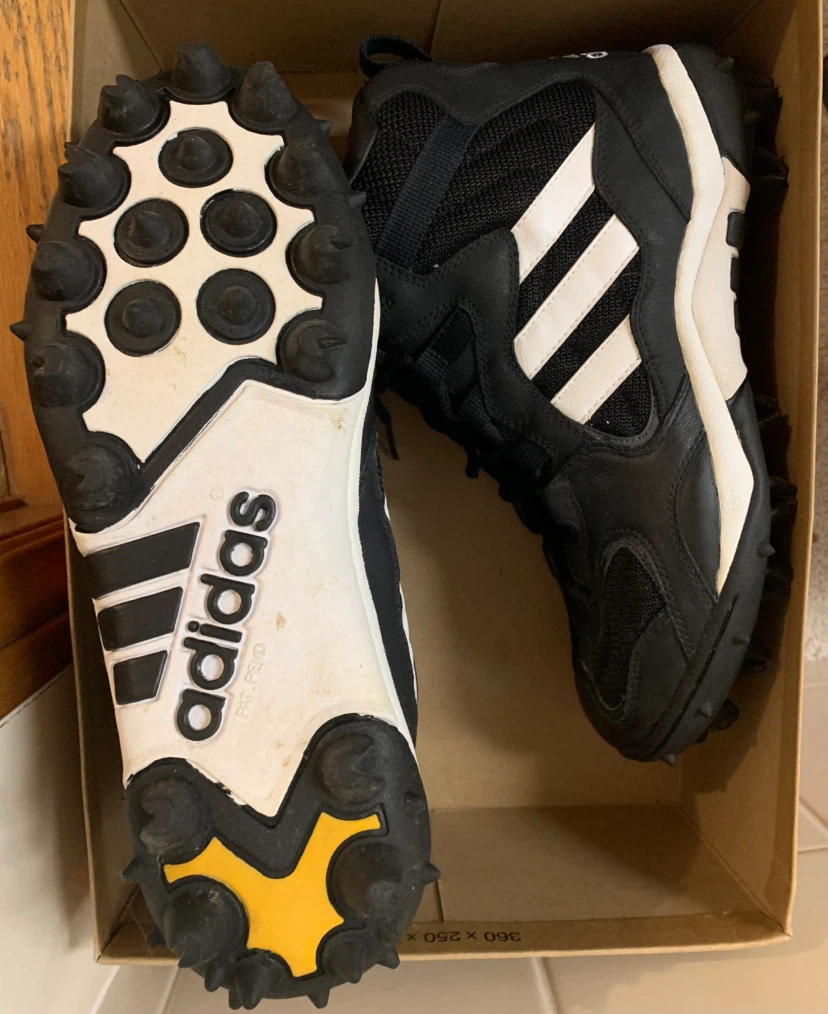 Adidas Black Football Cleats -Size 8.5