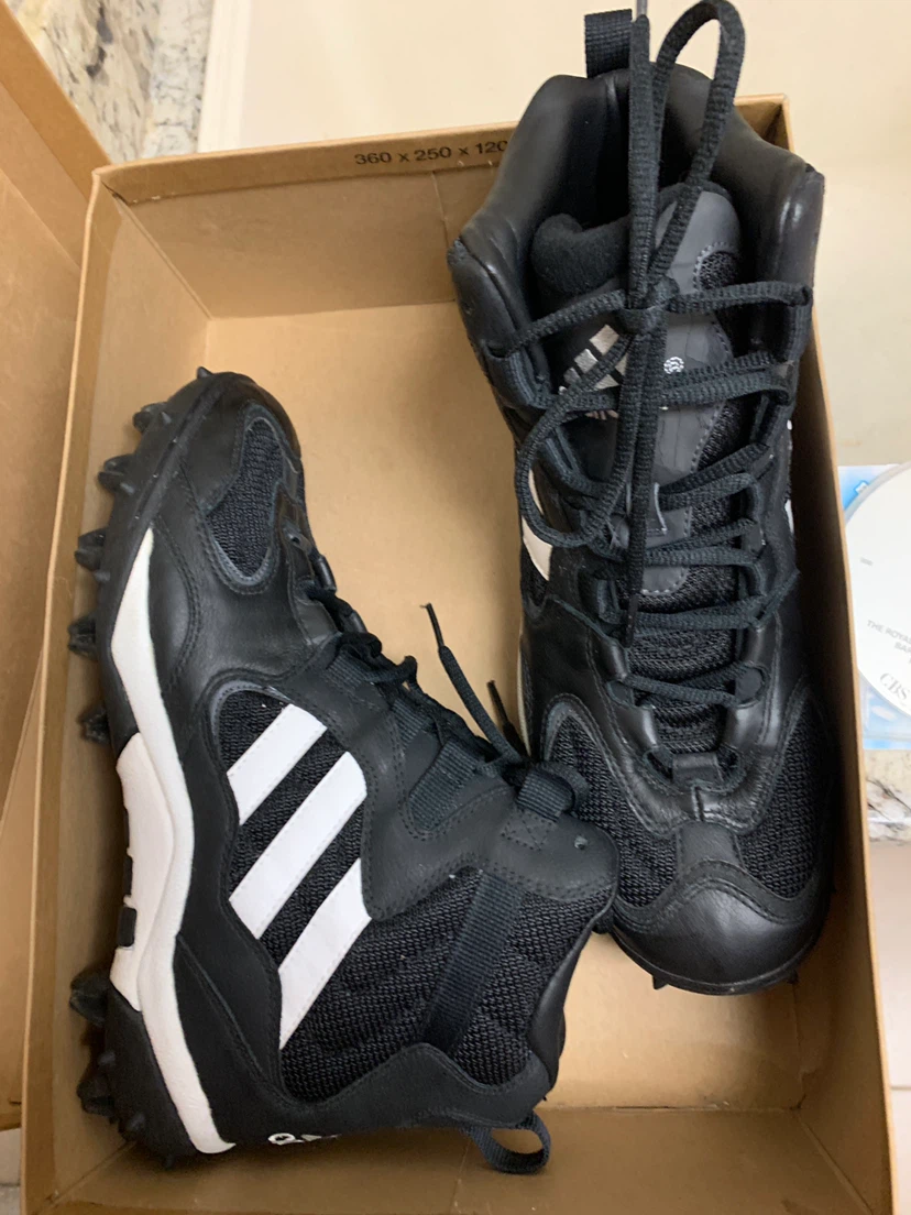 Adidas Black Football Cleats -Size 8.5 - photo 2