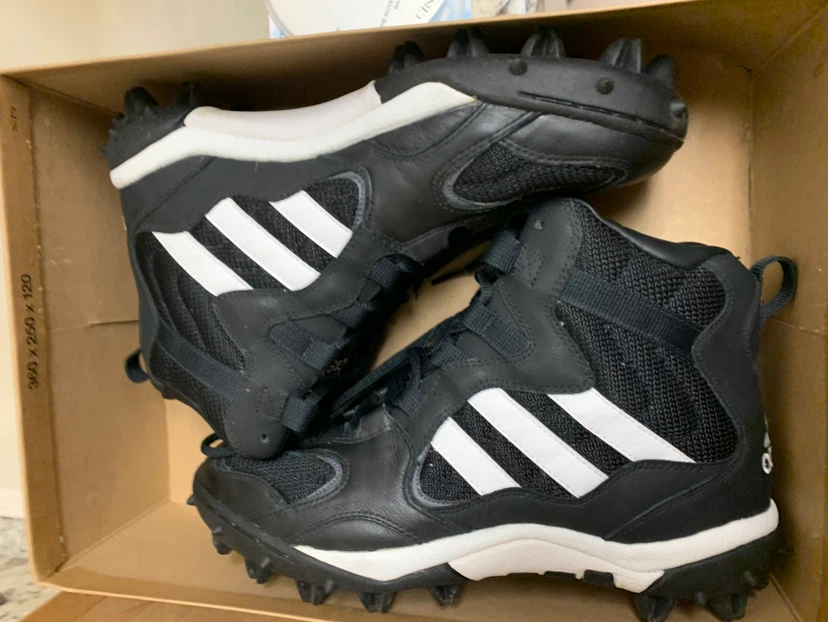 Adidas Black Football Cleats -Size 8.5 - photo 4
