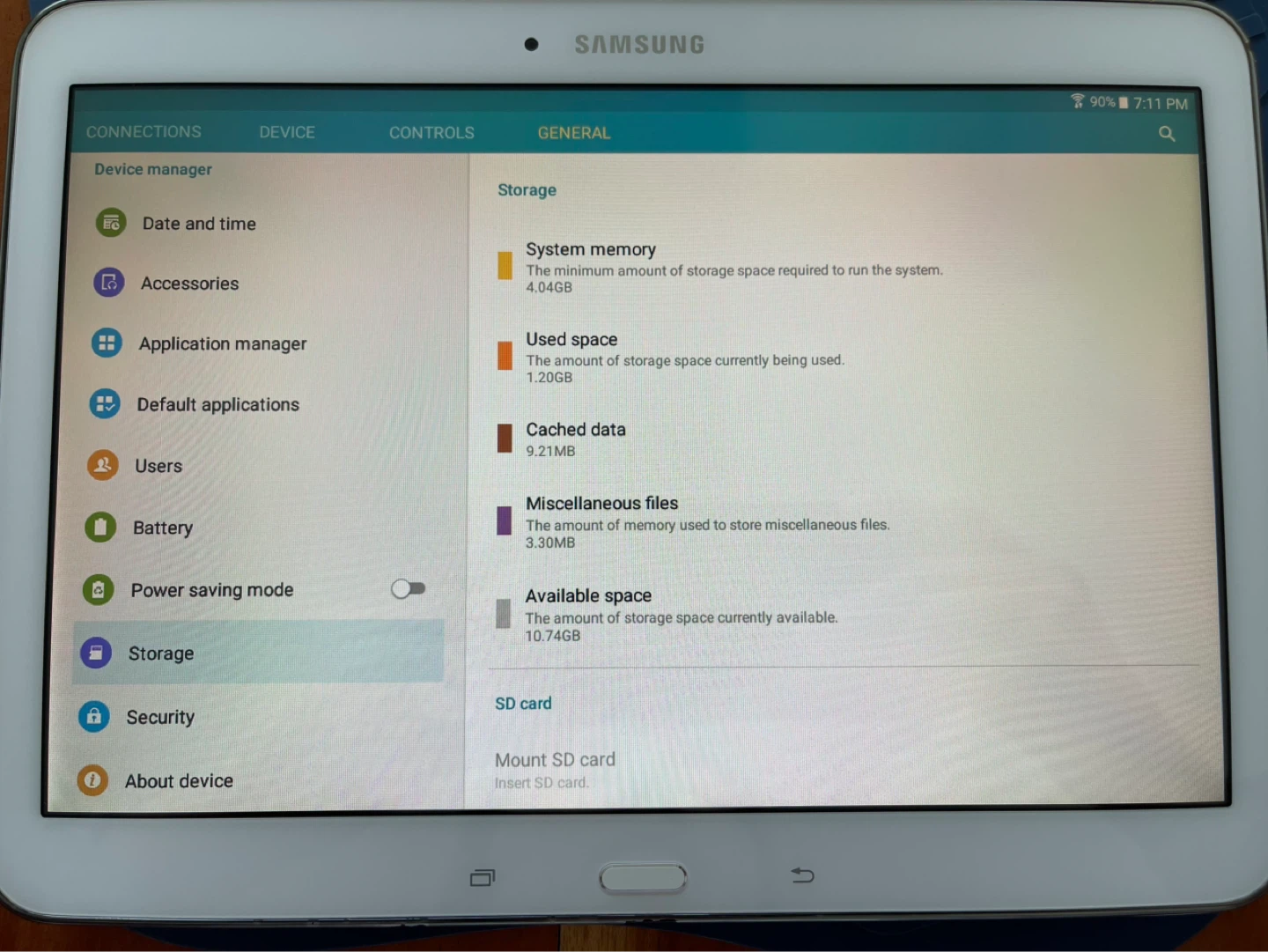 Samsung Galaxy Tab 4 Tablet - photo 3