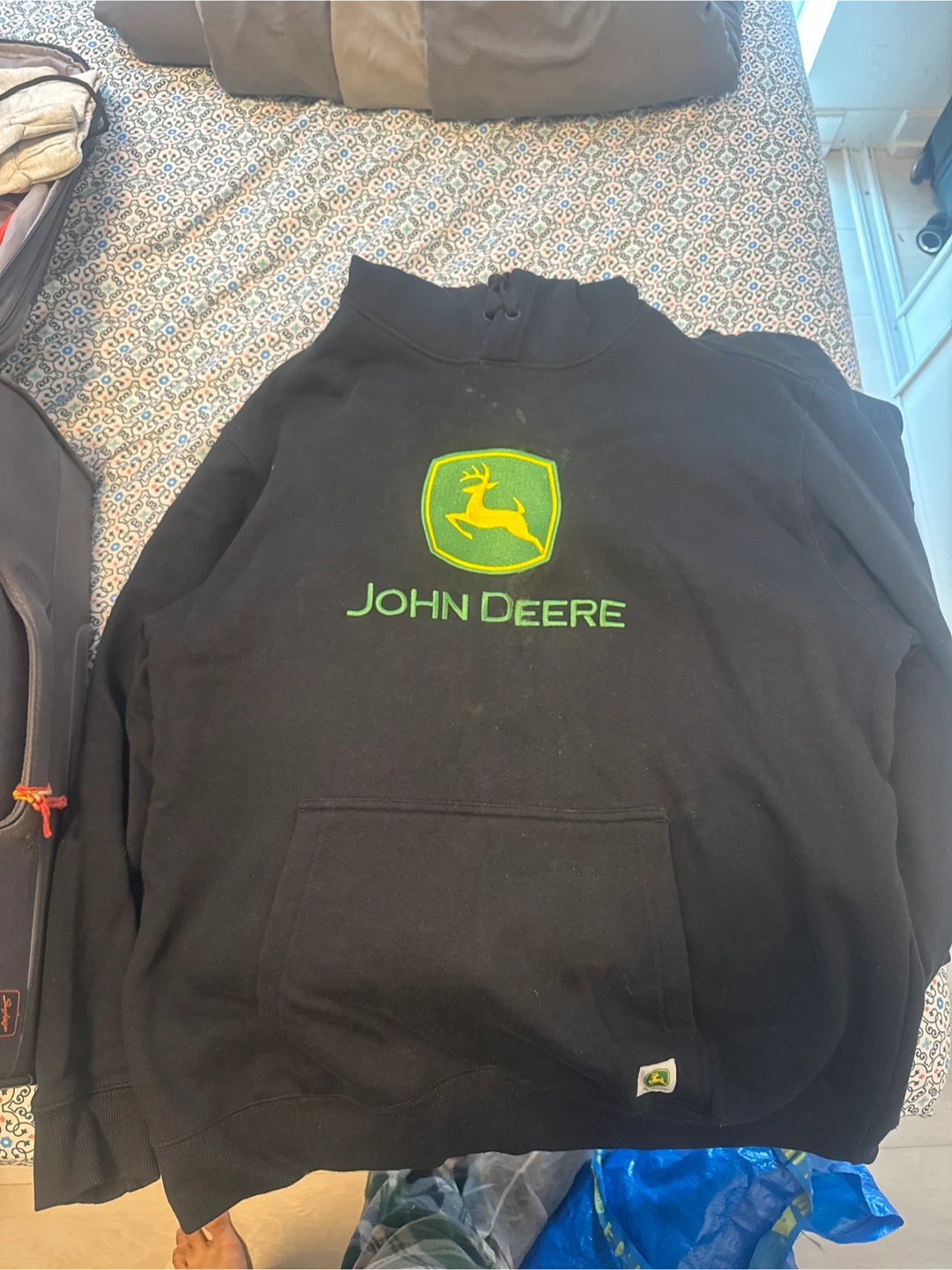 John Deere Black Hoodie - photo 2