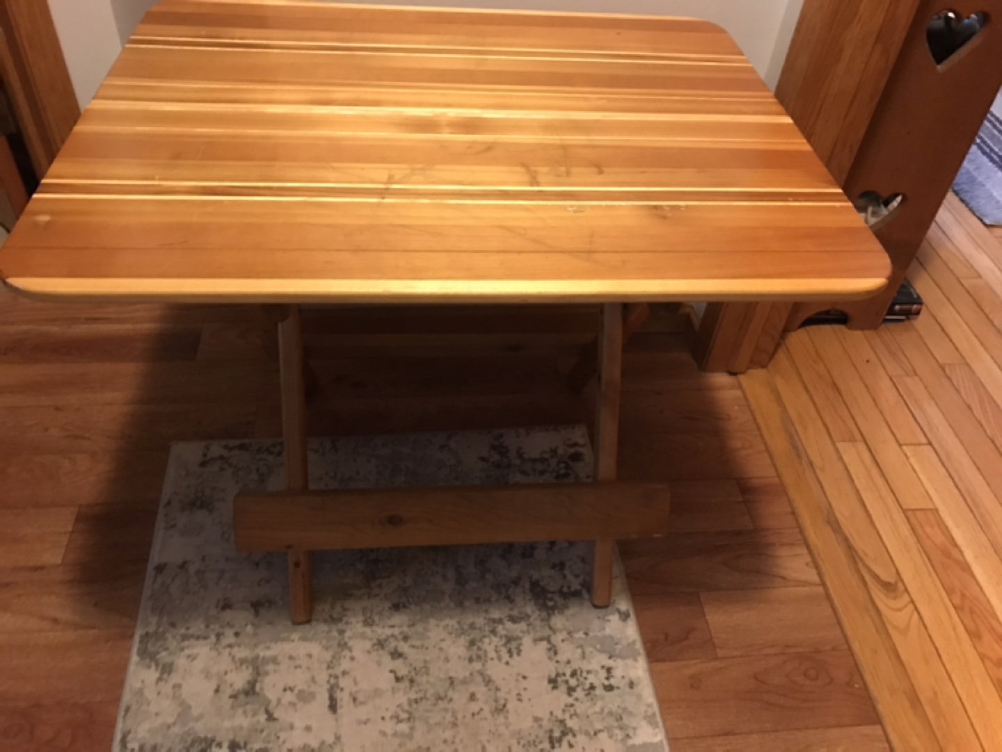 Mini Wooden Folding Table