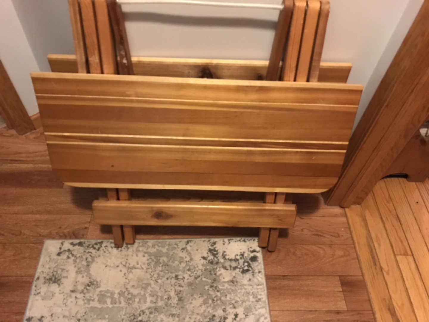 Mini Wooden Folding Table - photo 2
