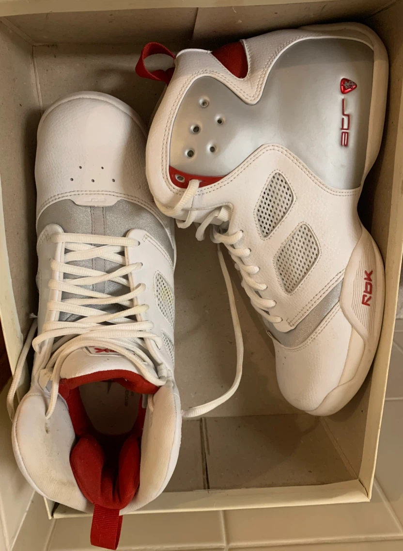 Reebok White/Silver High-Top Sneakers - photo 3