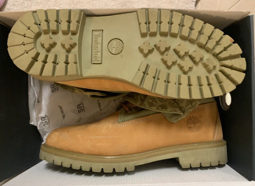 Timberland  Leather & Canvas High-Top Boots - photo 2
