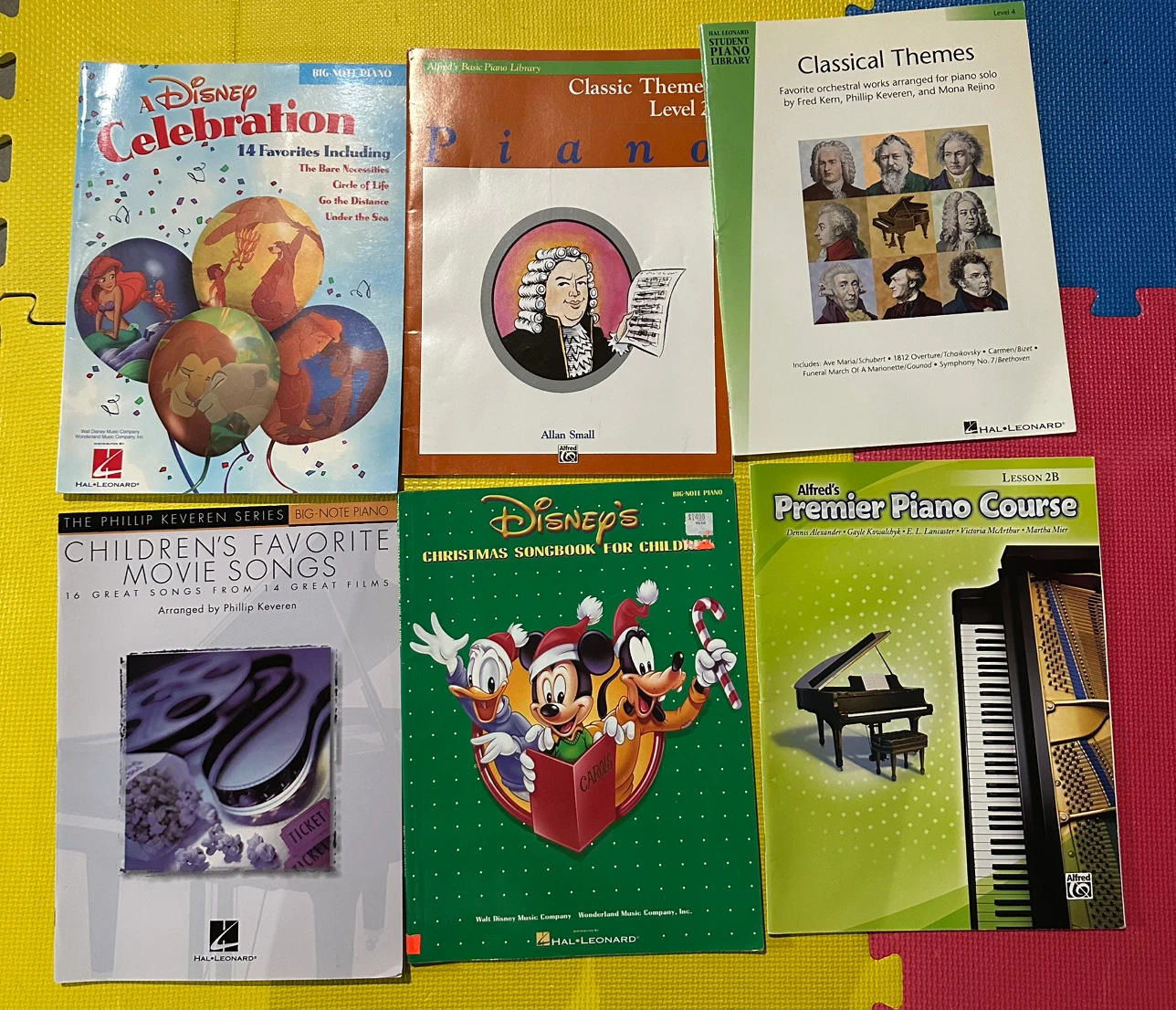 Assorted Piano Sheet Music Books