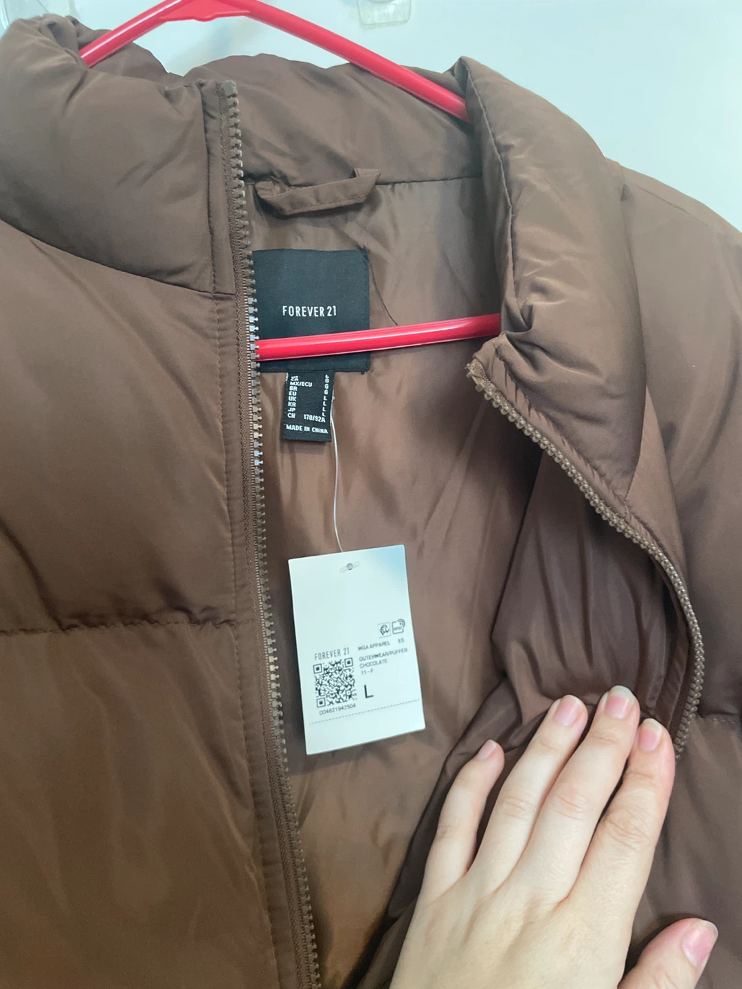 Forever 21 Brown Puffer Jacket - photo 3