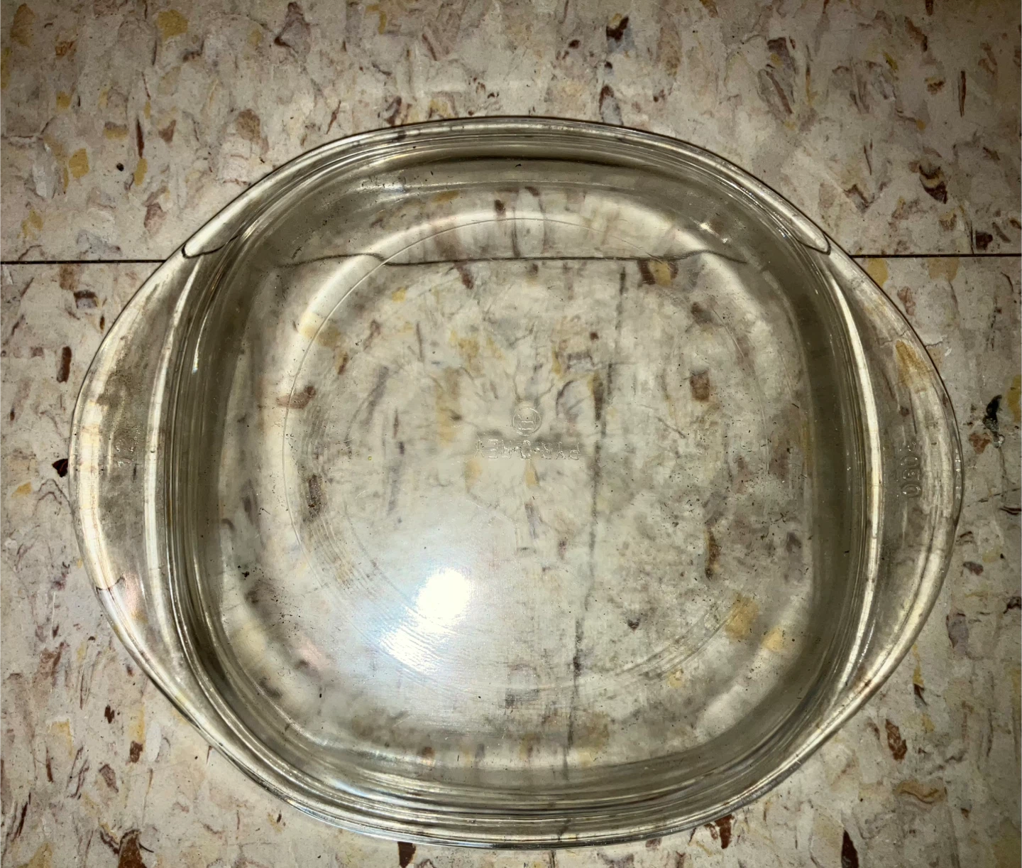 Pyrex Clear Glass Baking Dish-14.5 x 14.5 cm
