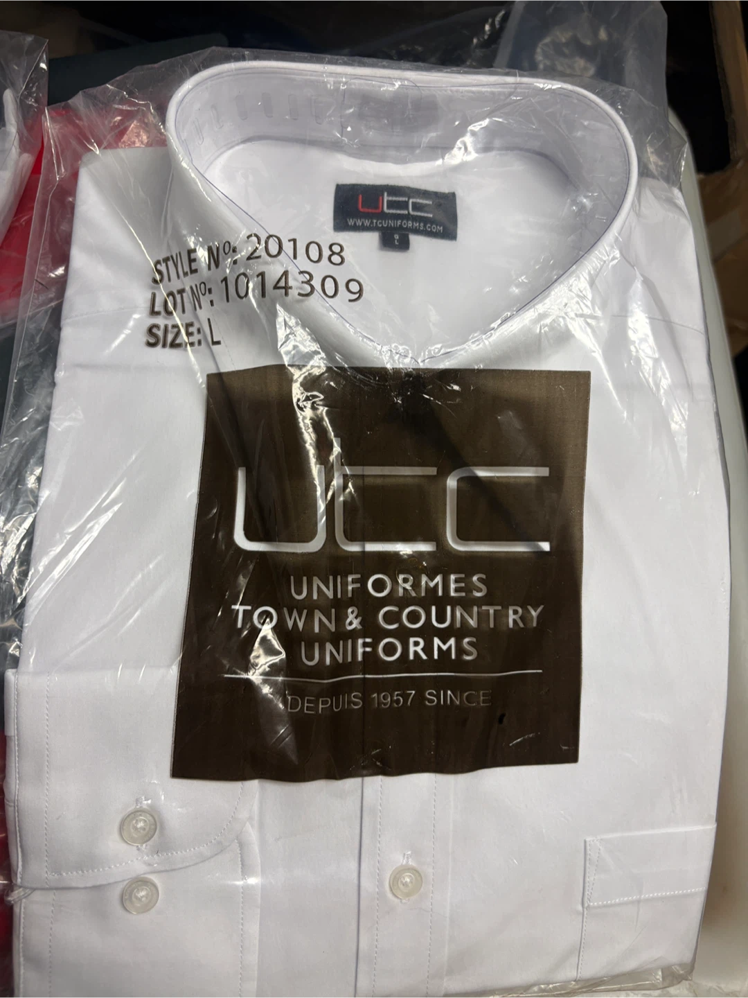 UCC Town & Country Uniform Shirt - White