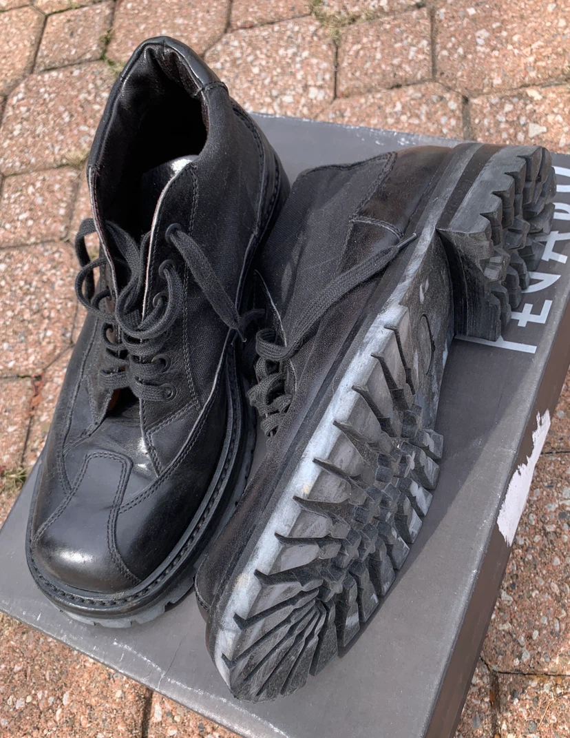 Pegabo Black Leather Boots - photo 2