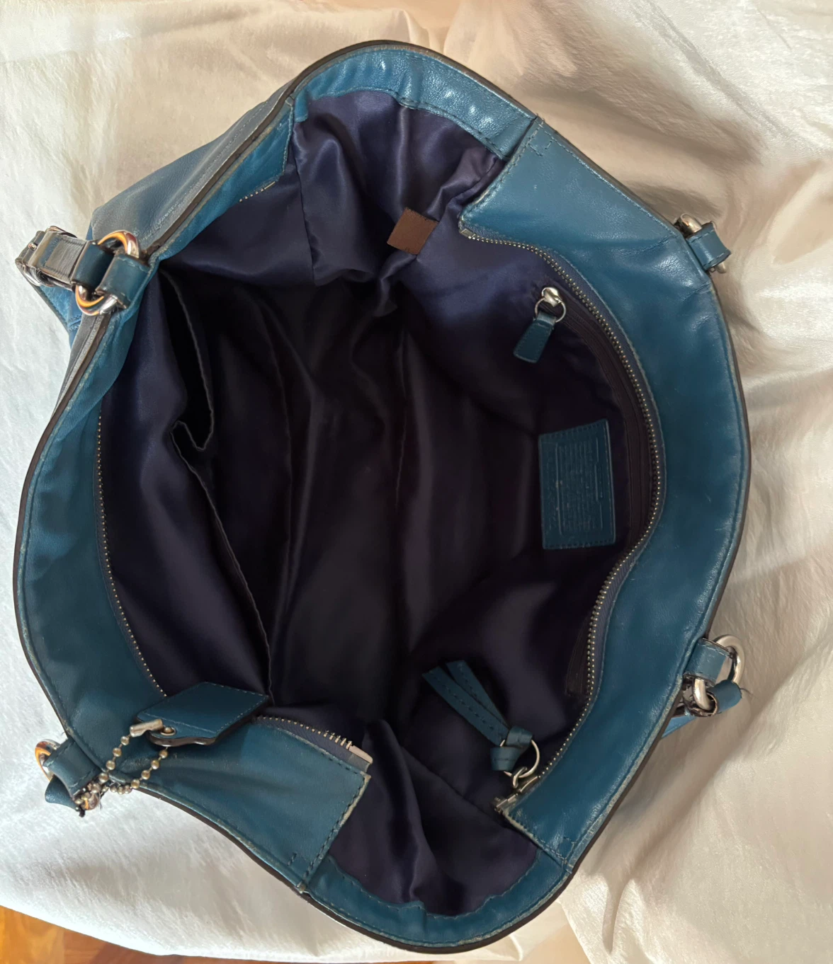 Coach Leather Tote Bag - photo 3