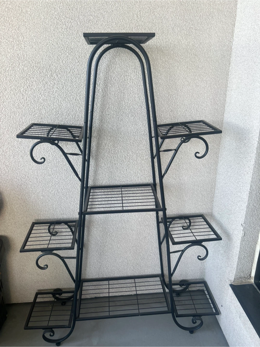 Black Metal Plant Stand - photo 2