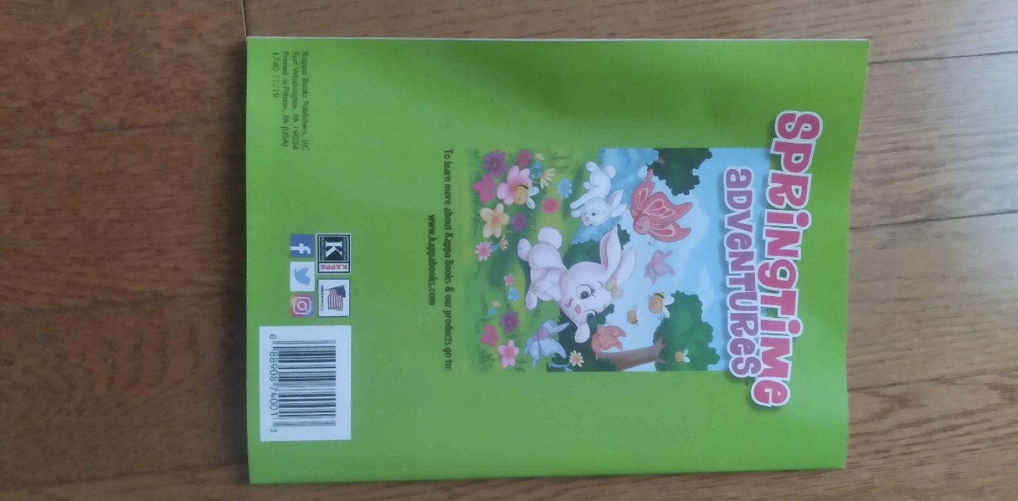 Kappa Activity Books Springtime Adventures Coloring Book - photo 2