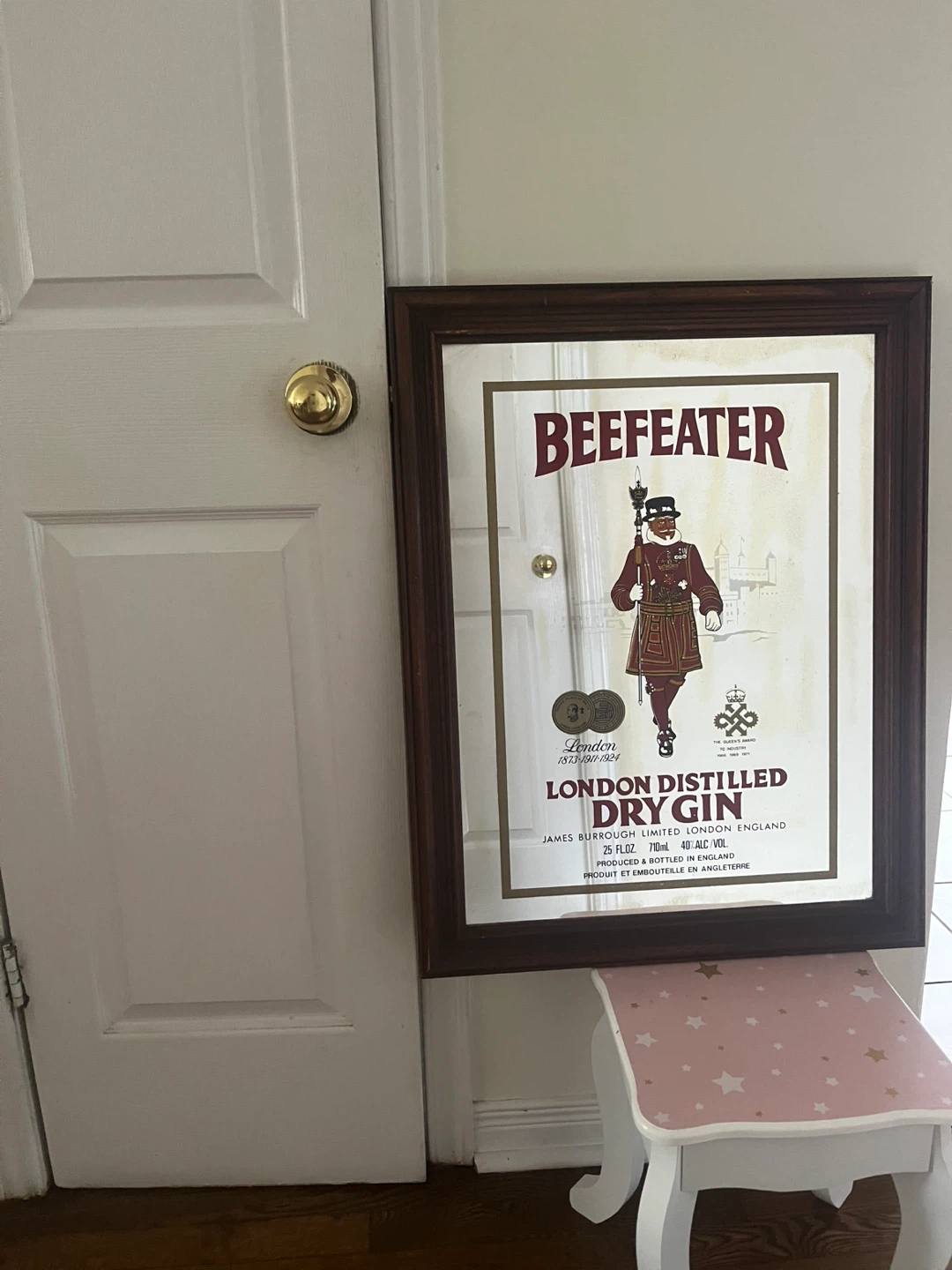 Beefeater London Dry Gin Mirror 1970 - photo 2