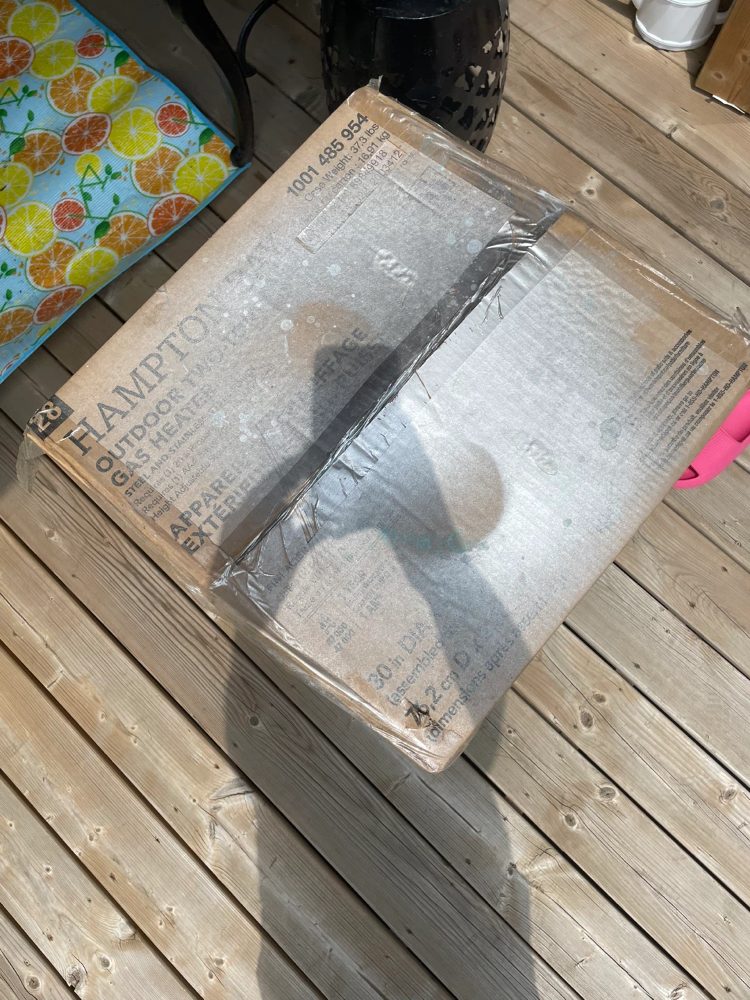 Hampton Bay Outdoor Two-Tone Gas Heater - photo 5