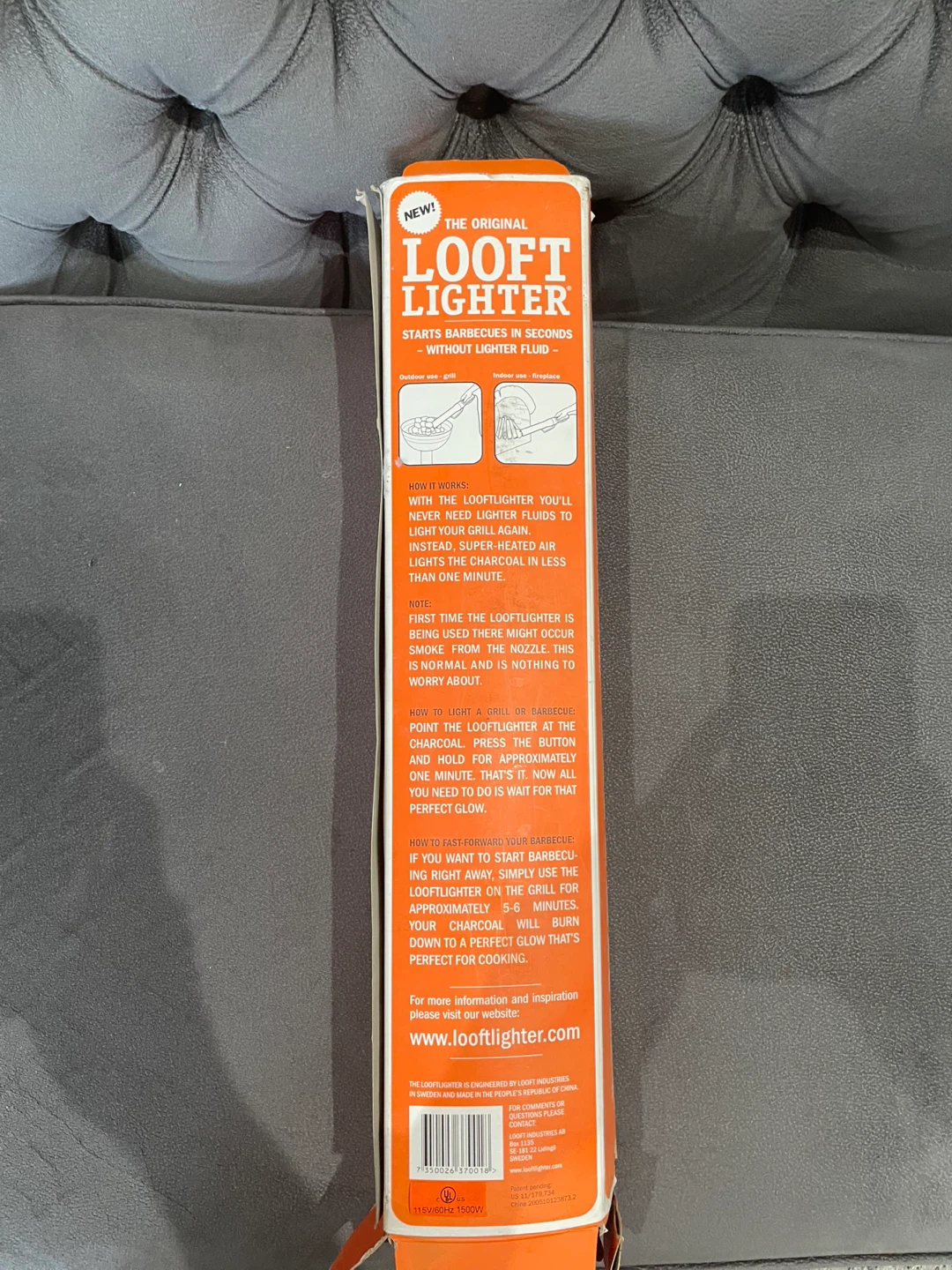The Original Looftlighter Electric BBQ & Fireplace Lighter - photo 3