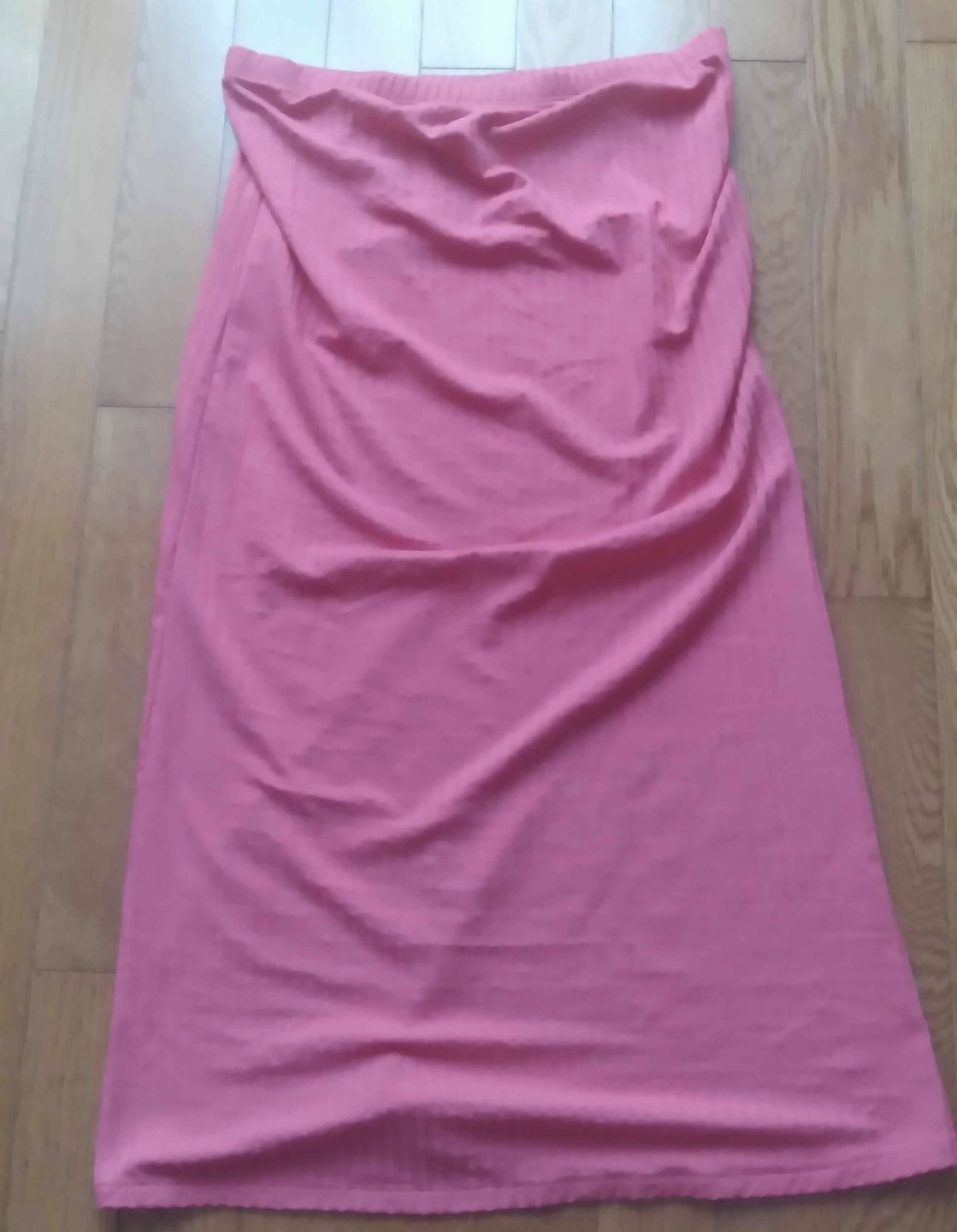Pink maternity skirt size large $2
