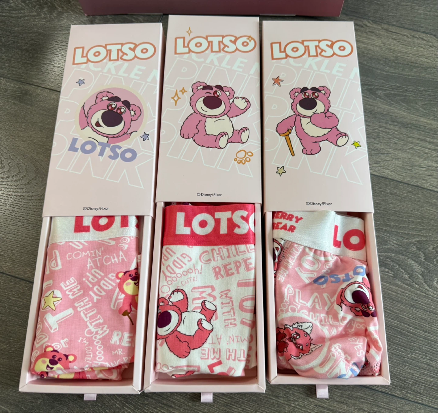 🆕 Disney Pixar Toy Story Lotso Underwear Set - photo 2