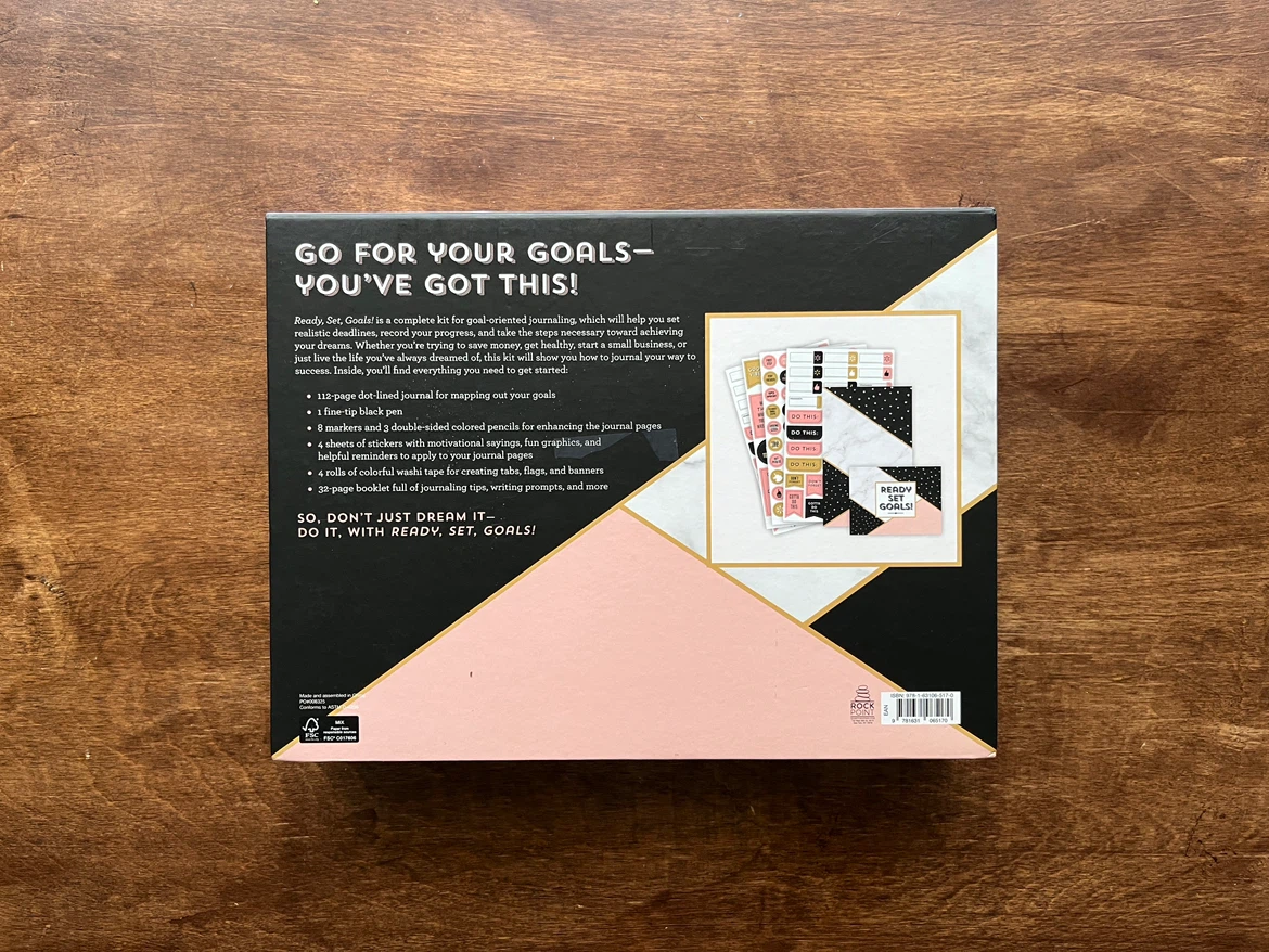Ready Set Goals Creative Journaling Kit – Brand New Gift Set - photo 2