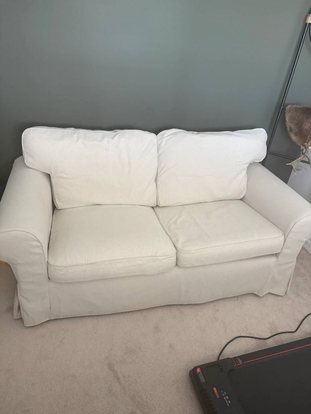 White Sofa with Slipcover - photo 2