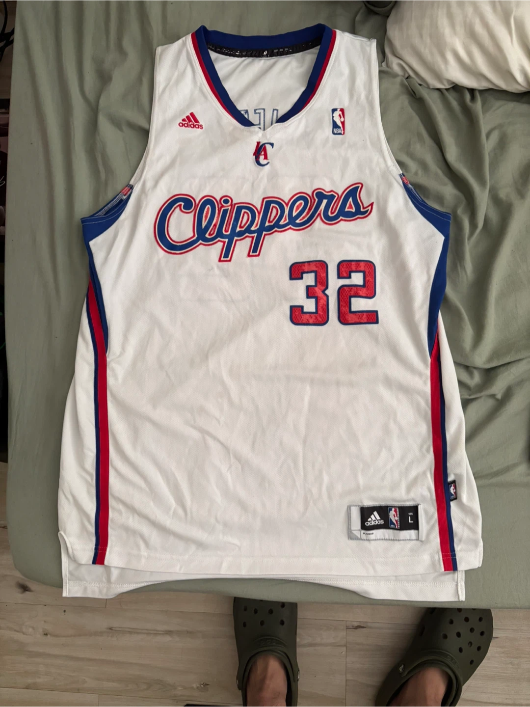 Adidas Los Angeles Clippers #32 Basketball Jersey Size L