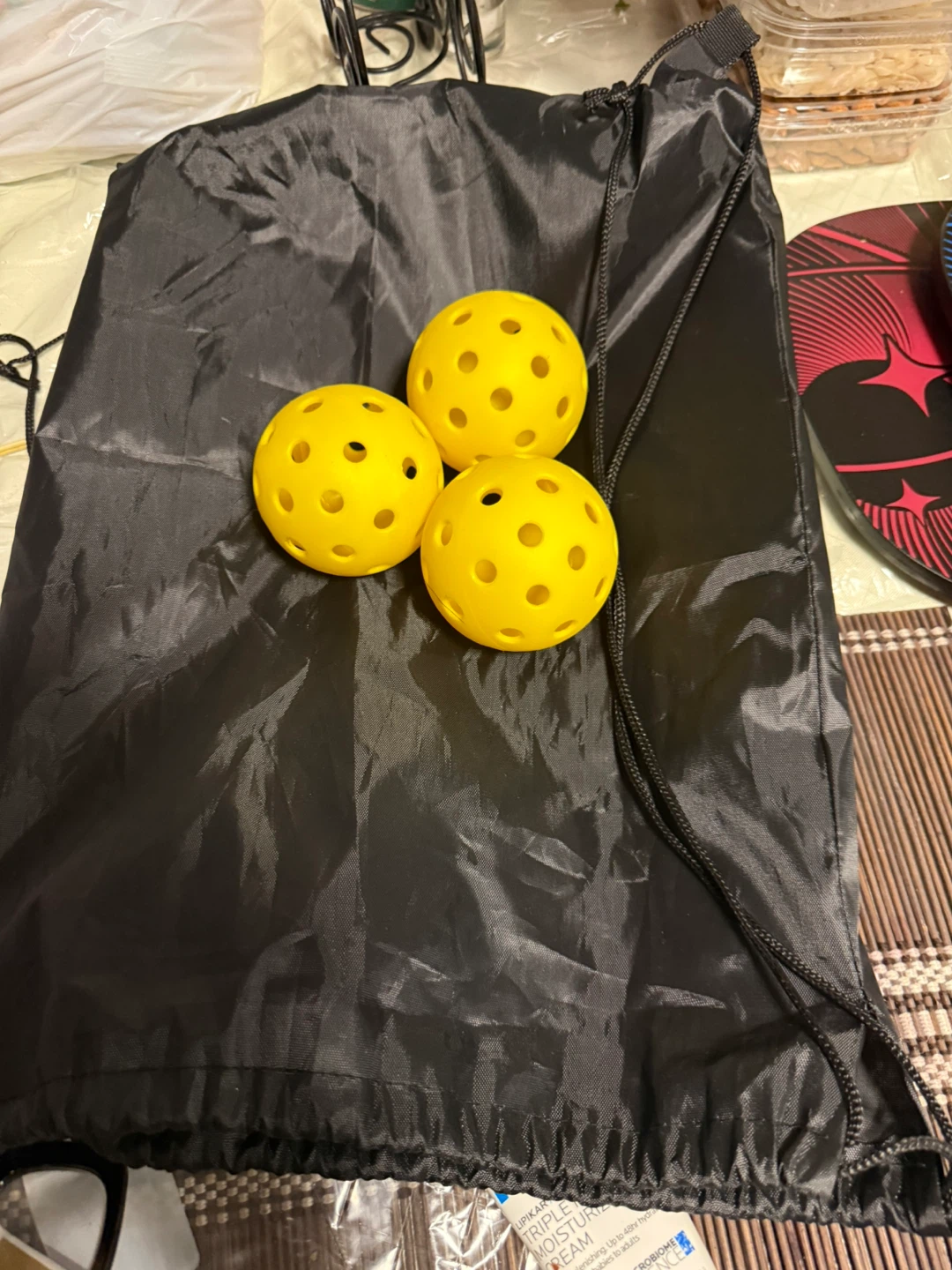 3 Pickleball Paddles and Balls Set - photo 2