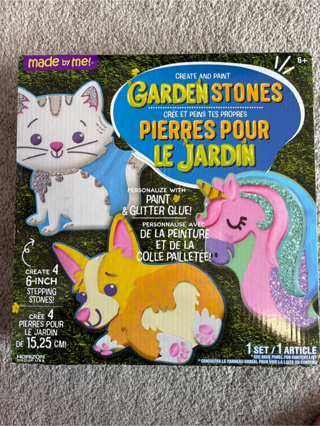 Made By Me Create & Paint Garden Stones Kit