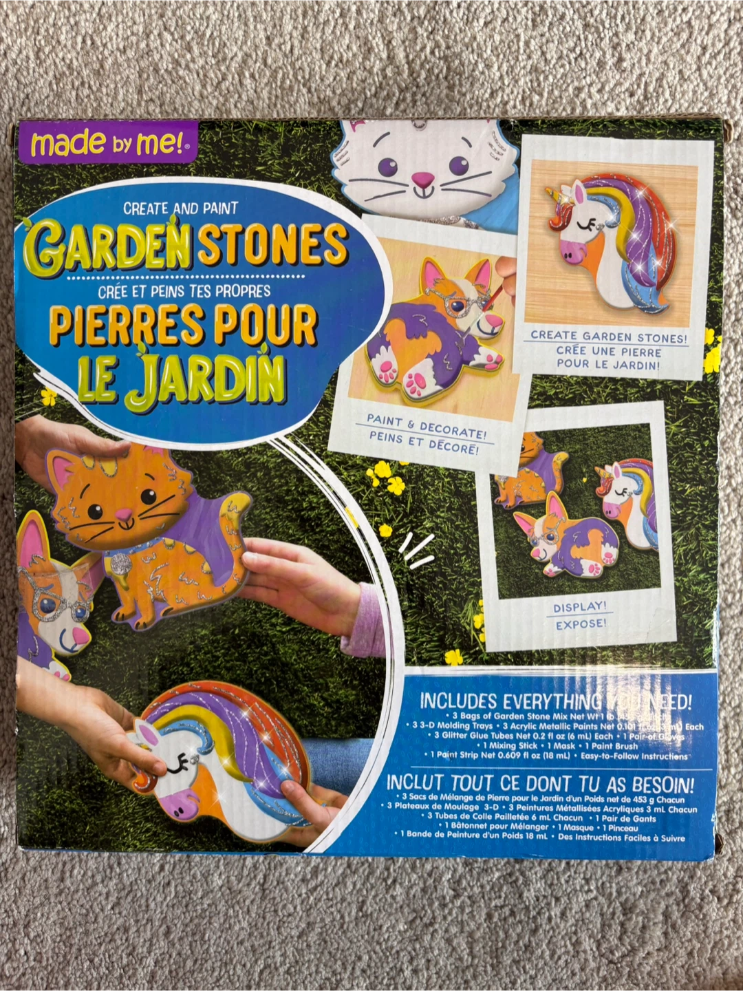 Made By Me Create & Paint Garden Stones Kit - photo 2