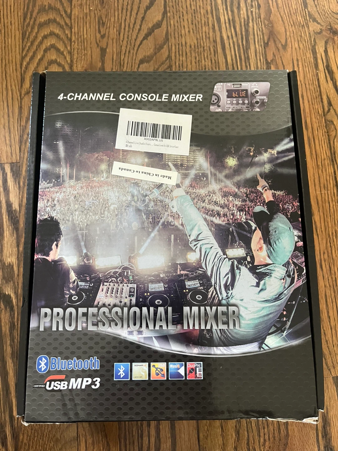 Yaeccc 4-Channel Professional Mixer Console with USB/BT - photo 5