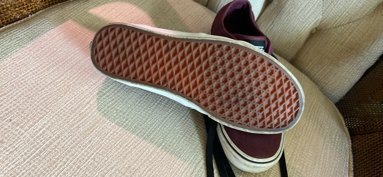 Vans Burgundy Lace-Up Sneakers - photo 3