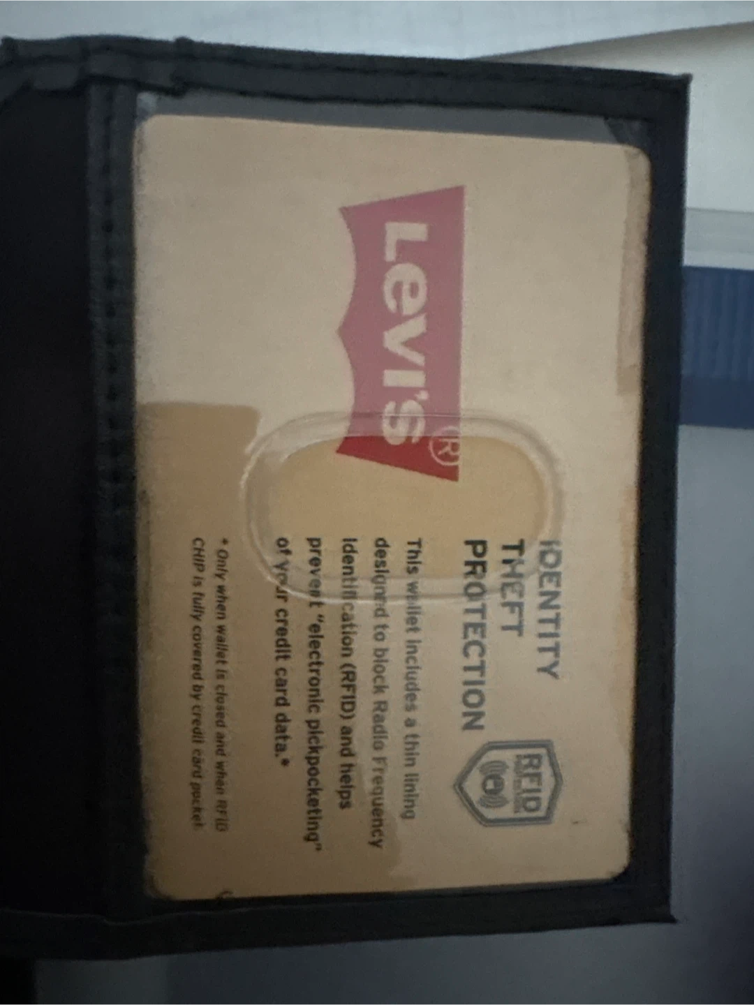 Levi's Black Bi-Fold Wallet with RFID Protection - photo 2