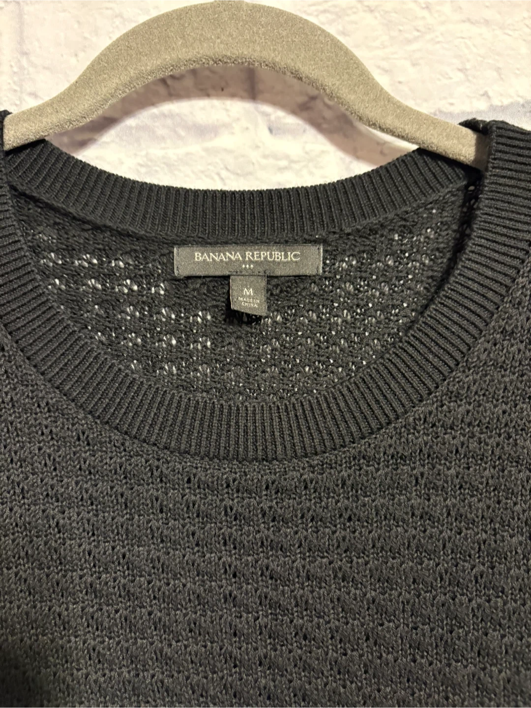 Banana Republic Black Lace-Up Sleeve Sweater - photo 2