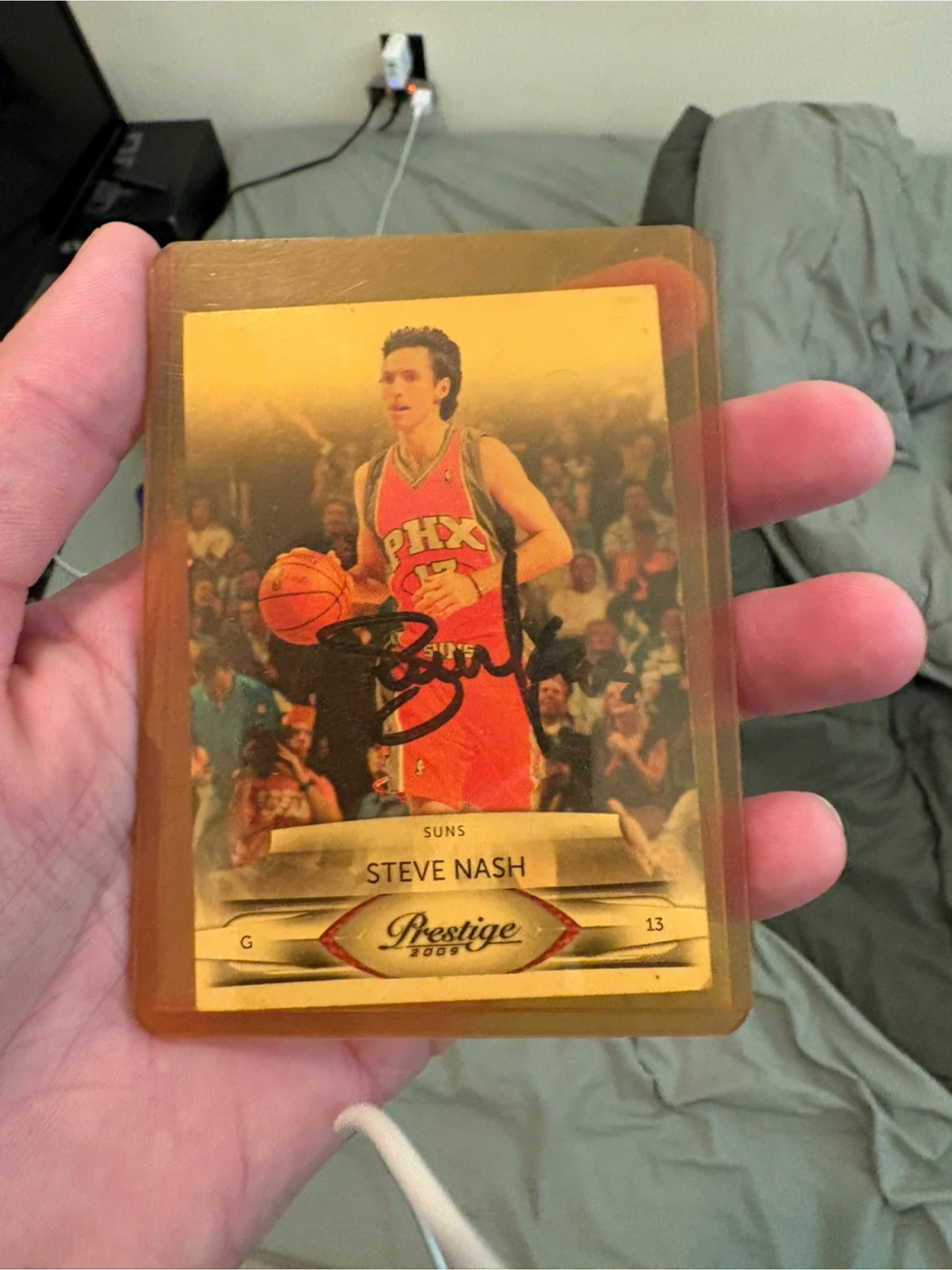 Signed Steve Nash Basketball Card