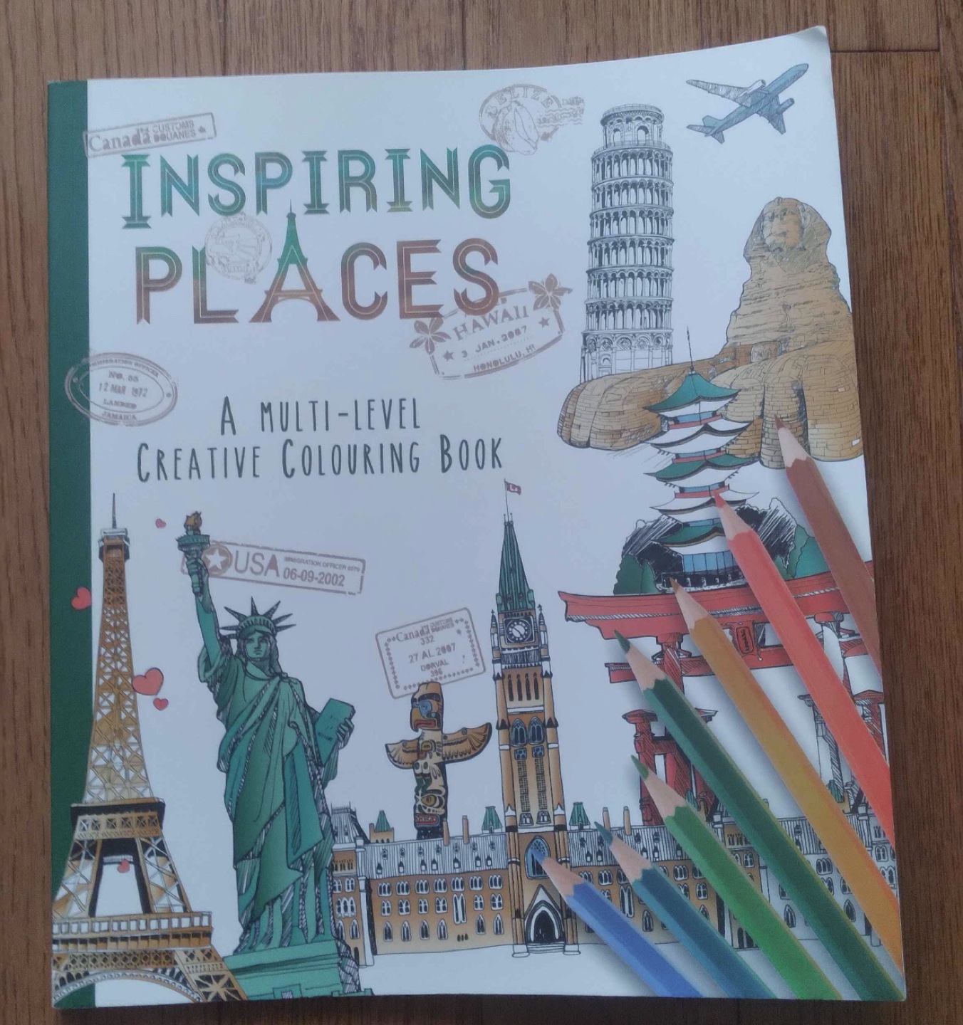 Inspiring Places Multi-Level Creative Colouring Book
