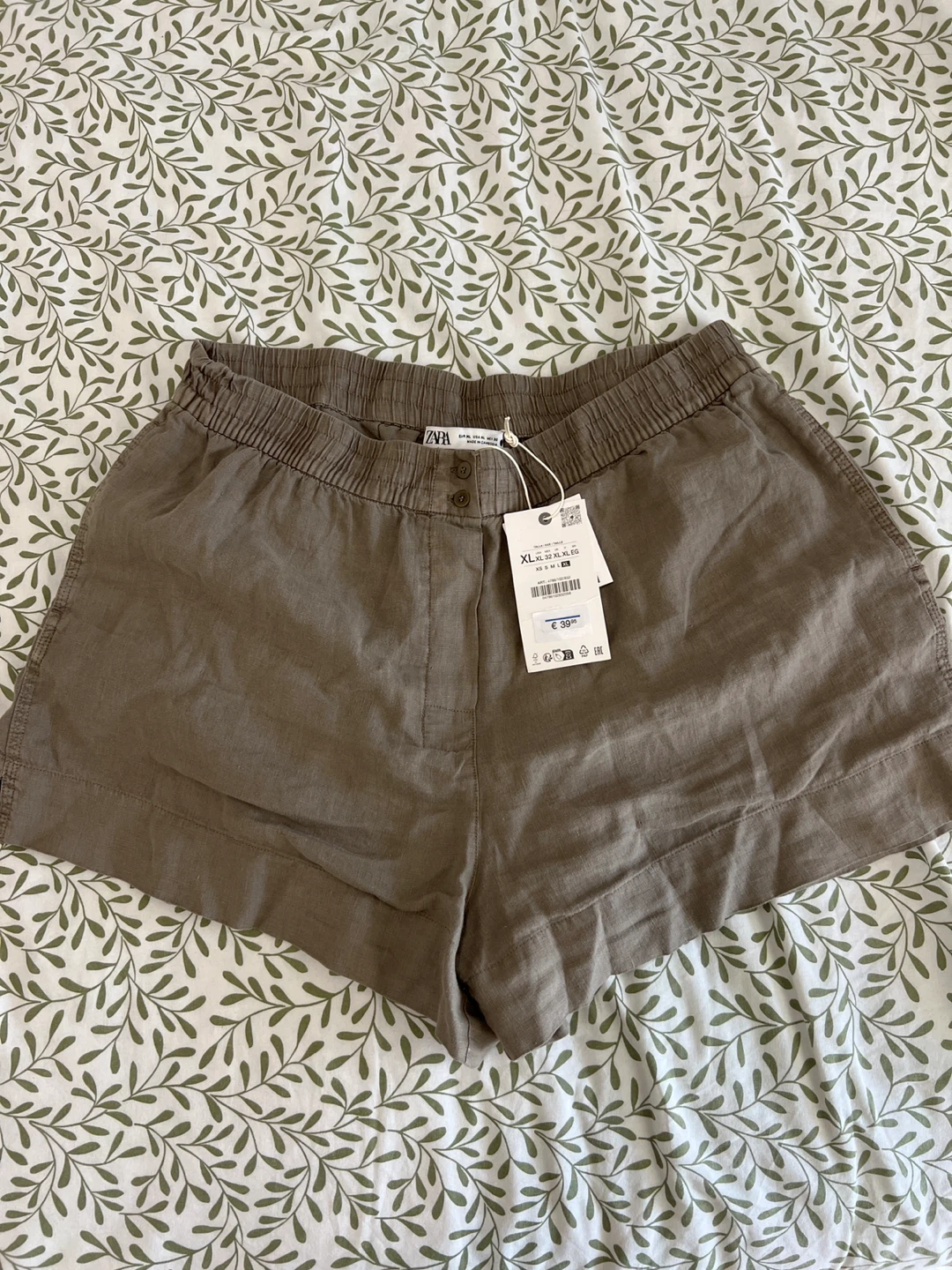 ZARA Linen Shorts - New