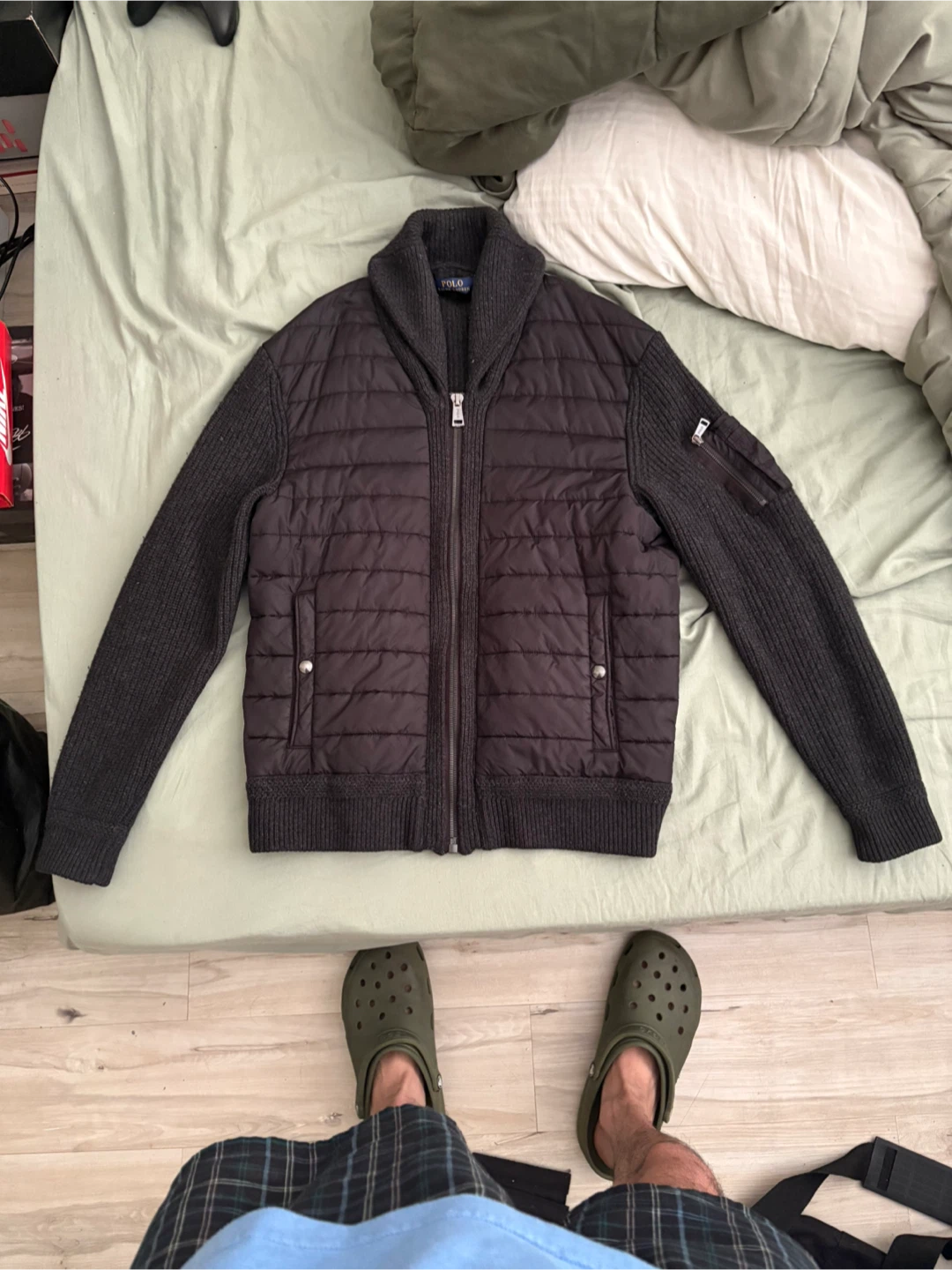 Polo Ralph Lauren Quilted Sweater Jacket