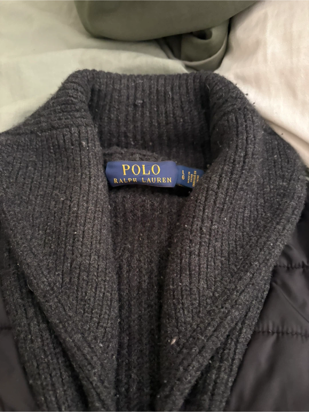 Polo Ralph Lauren Quilted Sweater Jacket - photo 2