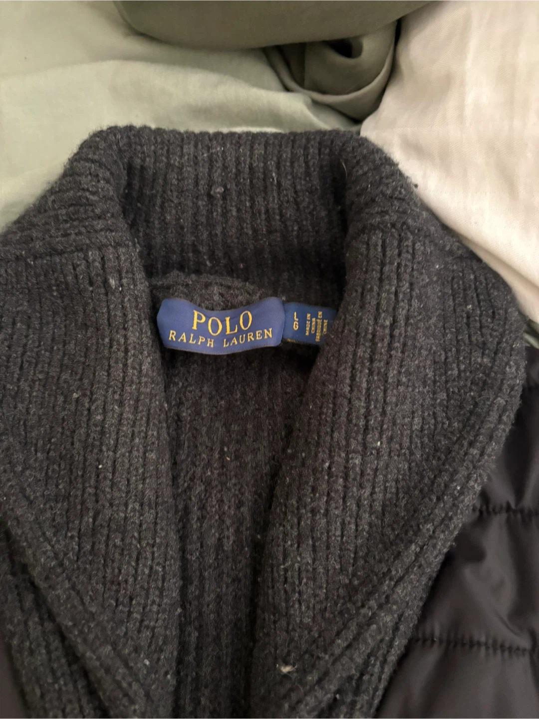 Polo Ralph Lauren Quilted Sweater Jacket - photo 3