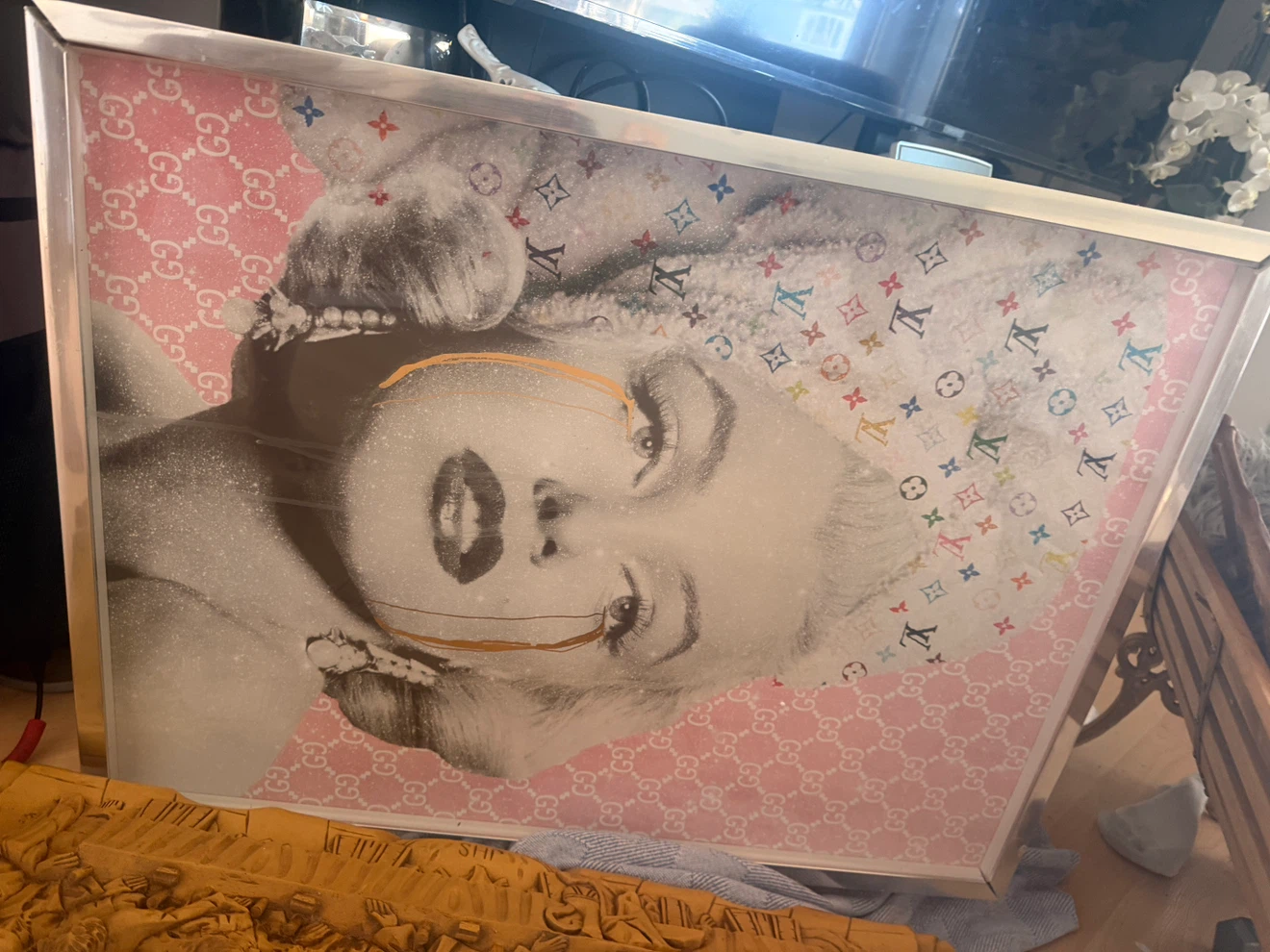 Framed Marilyn Monroe Pop Art Print