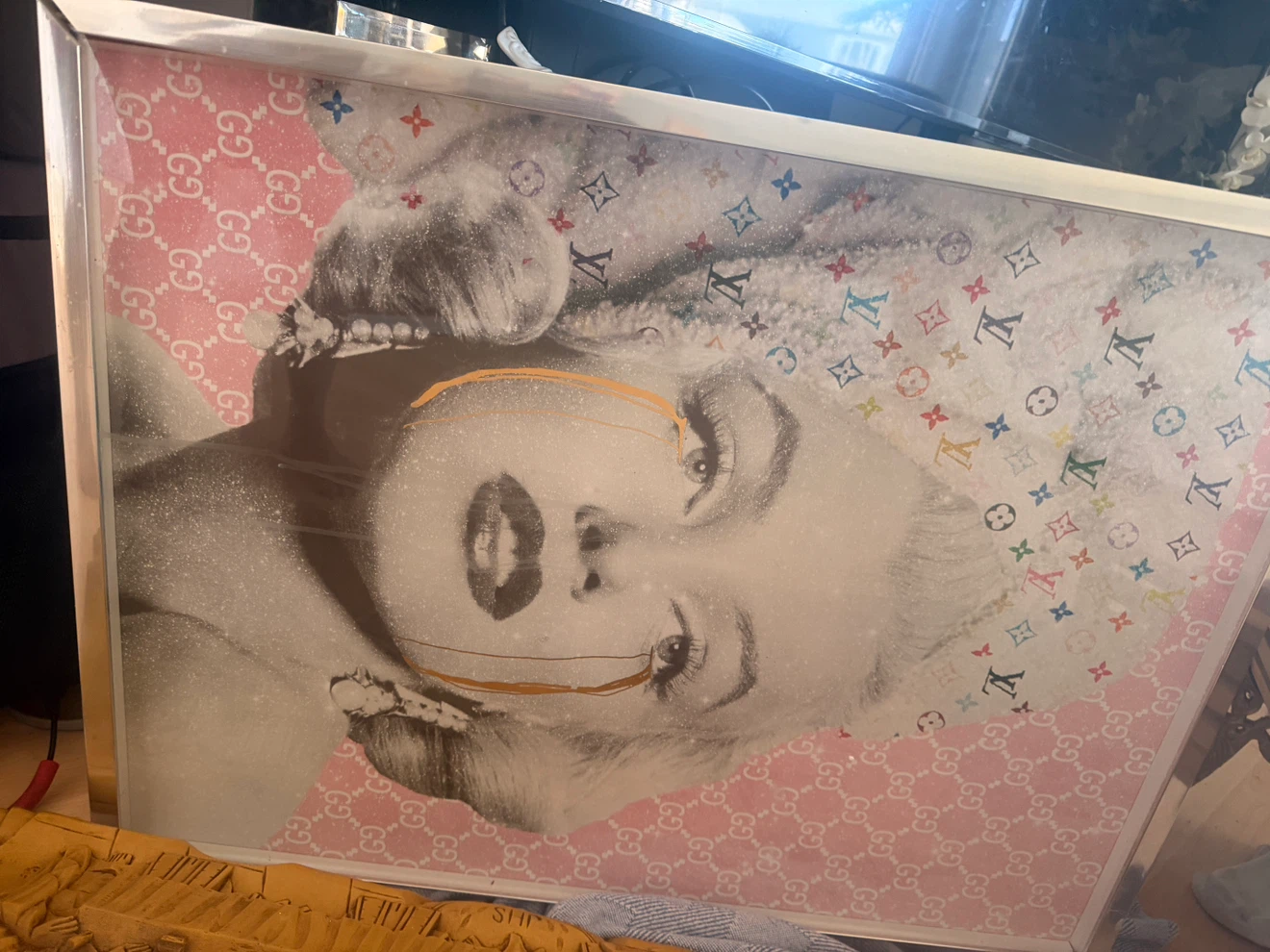 Framed Marilyn Monroe Pop Art Print - photo 2