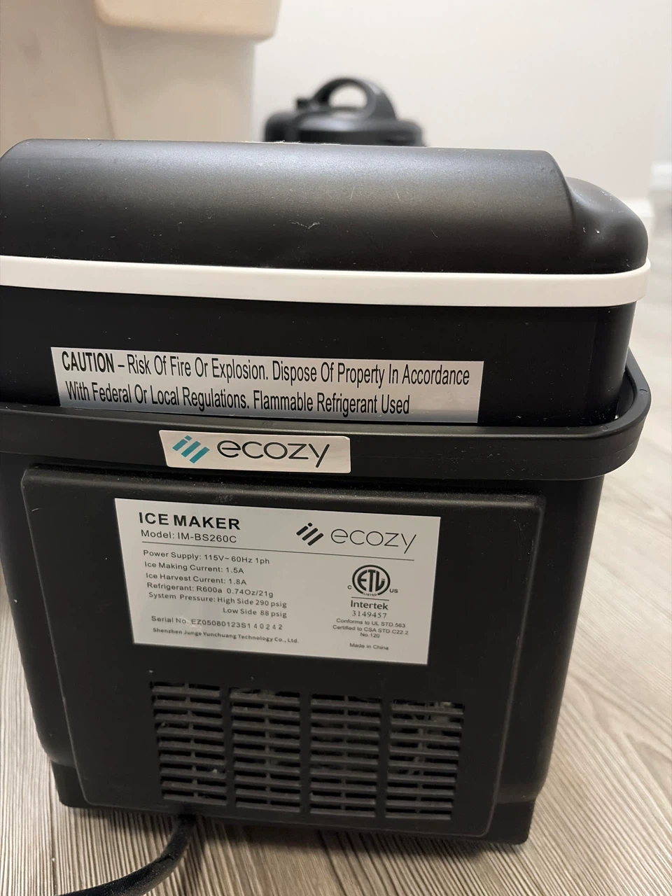 ECOZY Ice Maker IM-BS260C - photo 4