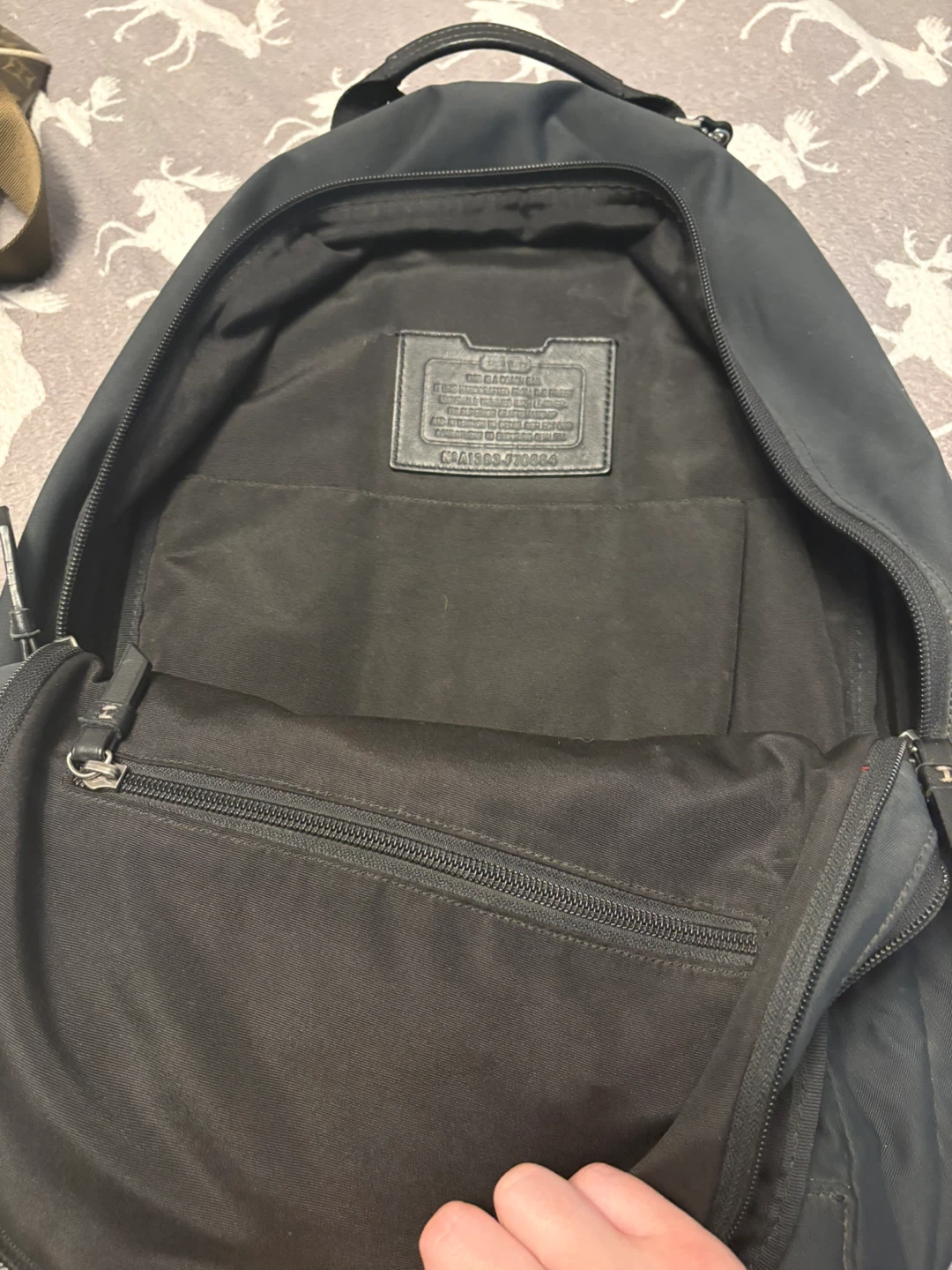 Coach Black Nylon Backpack - photo 3