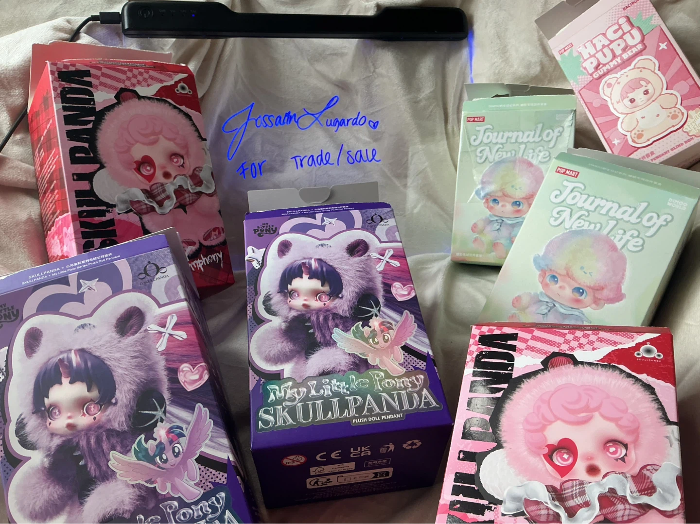 POP MART SKULLPANDA My Little Pony Plush Dolls