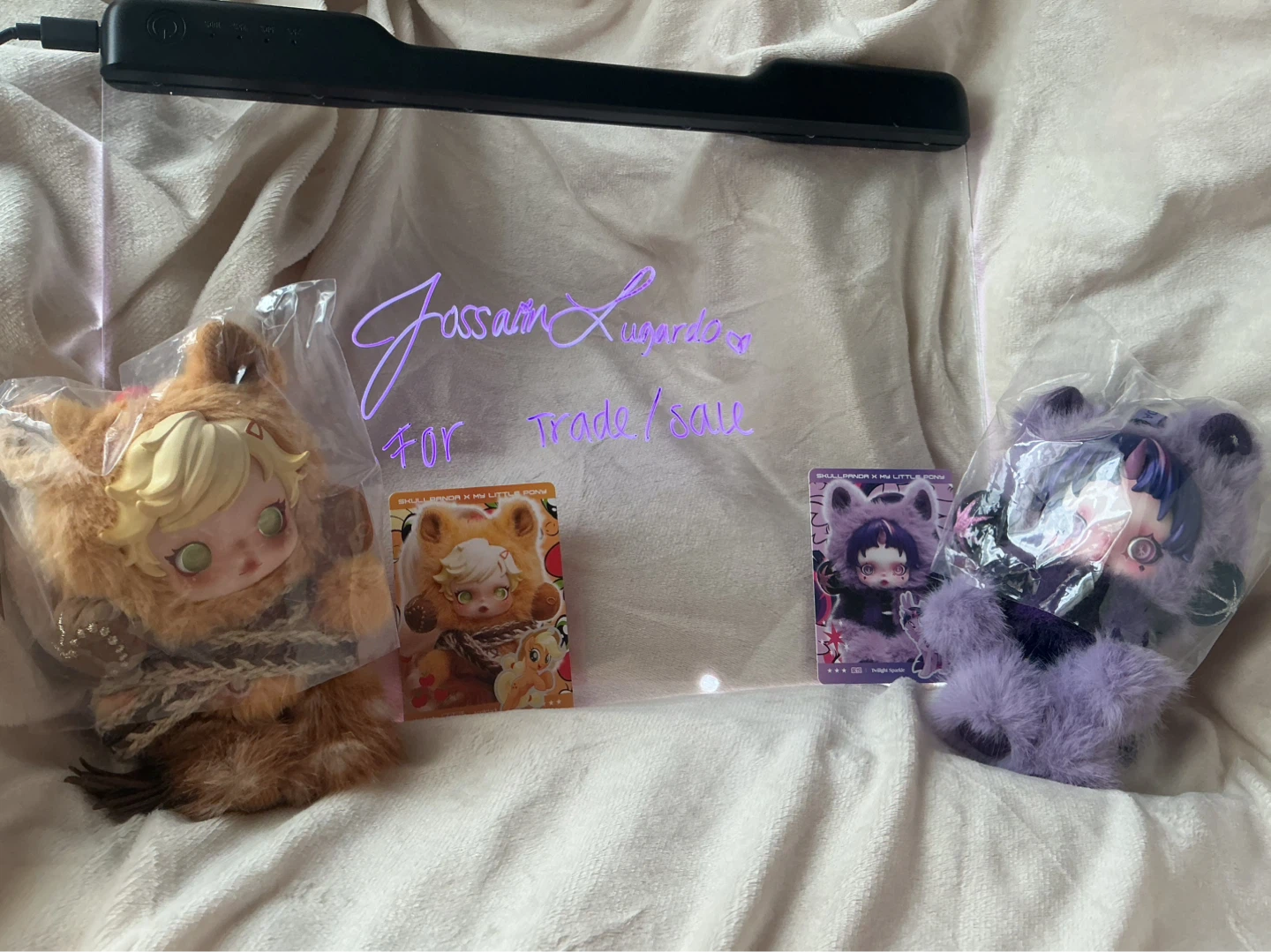 POP MART SKULLPANDA My Little Pony Plush Dolls - photo 5