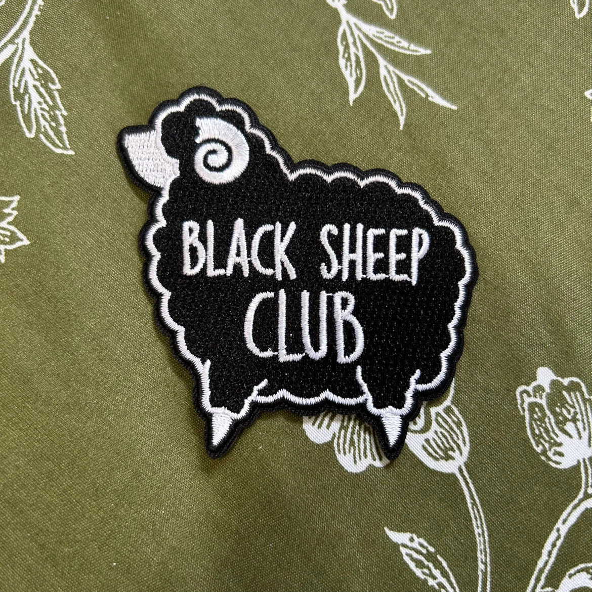 Iron on Patch - Black Sheep Club