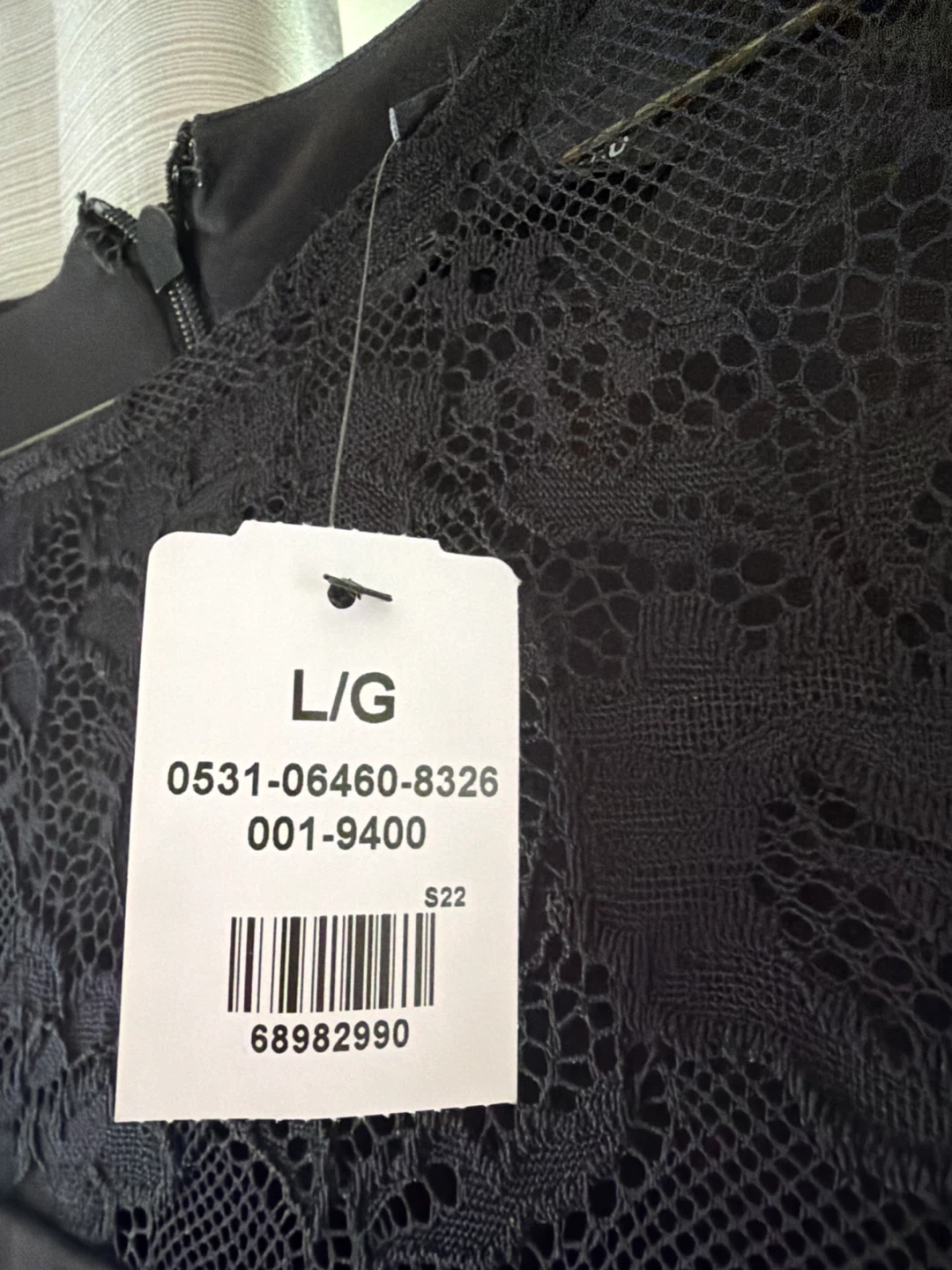 Black Lace Long Sleeve Dress - photo 4