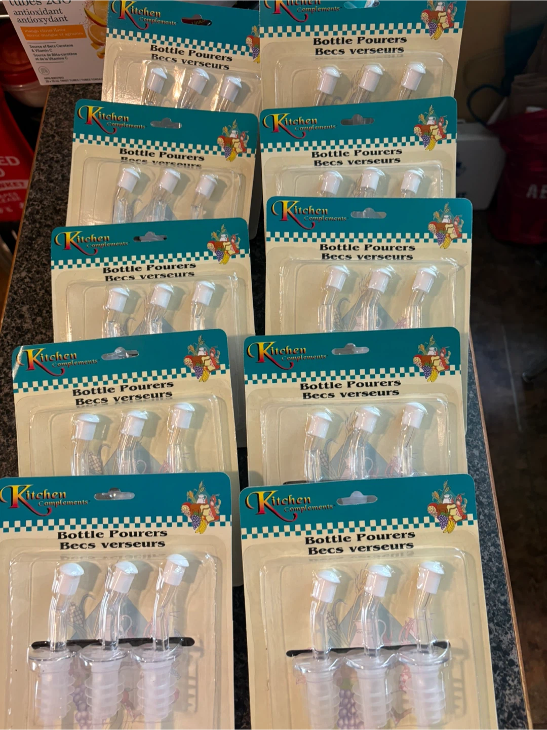 Kitchen Complements Bottle Pourers - 12 Pack