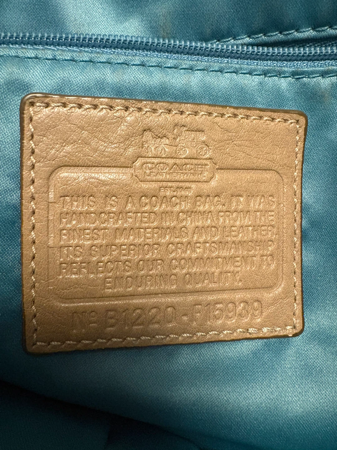 Coach Signature Pattern Tote Bag - photo 2